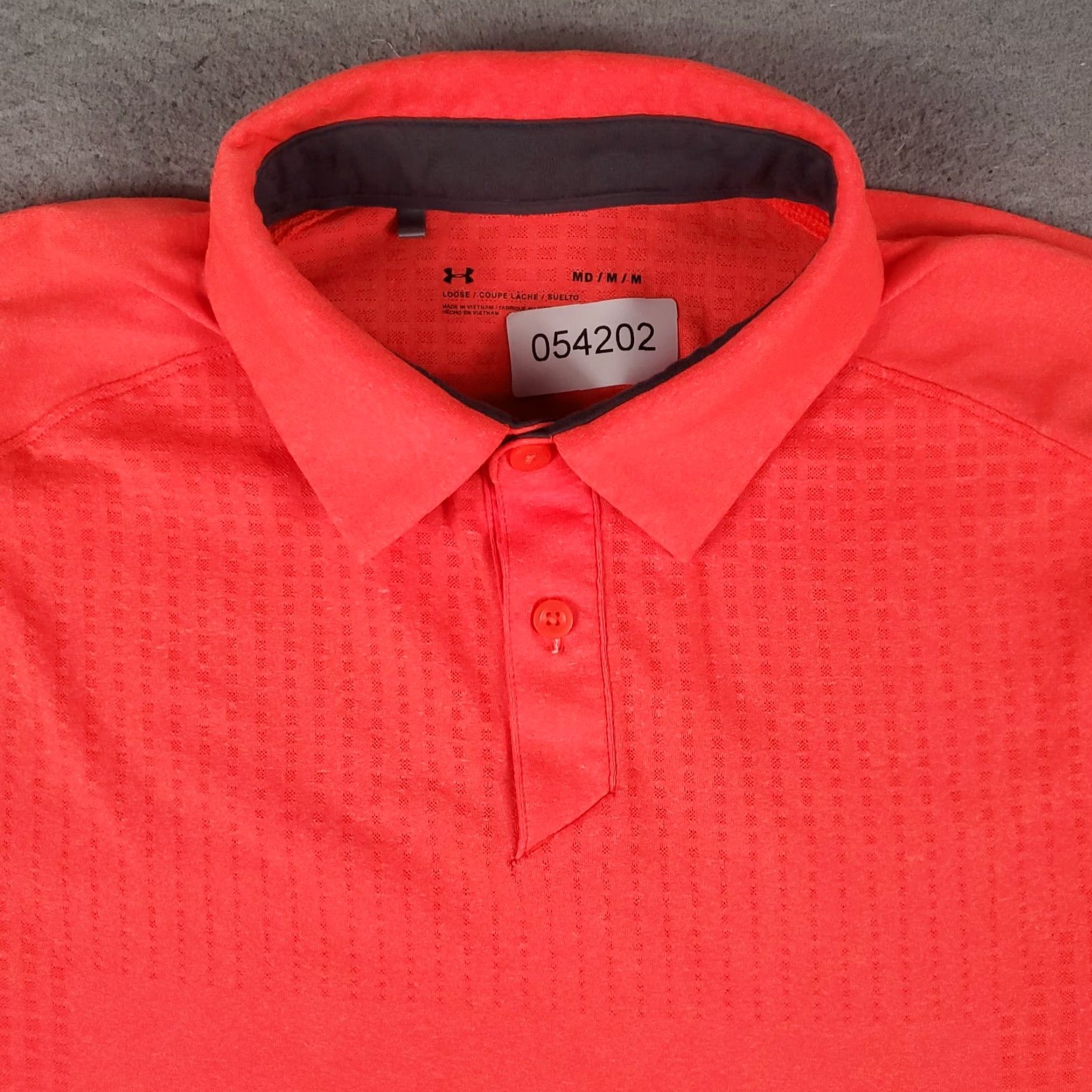 Under Armour Under Armour Polo Shirt Mens M Pink Solid Short Sleeve College/Preppy Logo Golf Casual Shirt Size US M / EU 48-50 / 2 - 2 Thumbnail