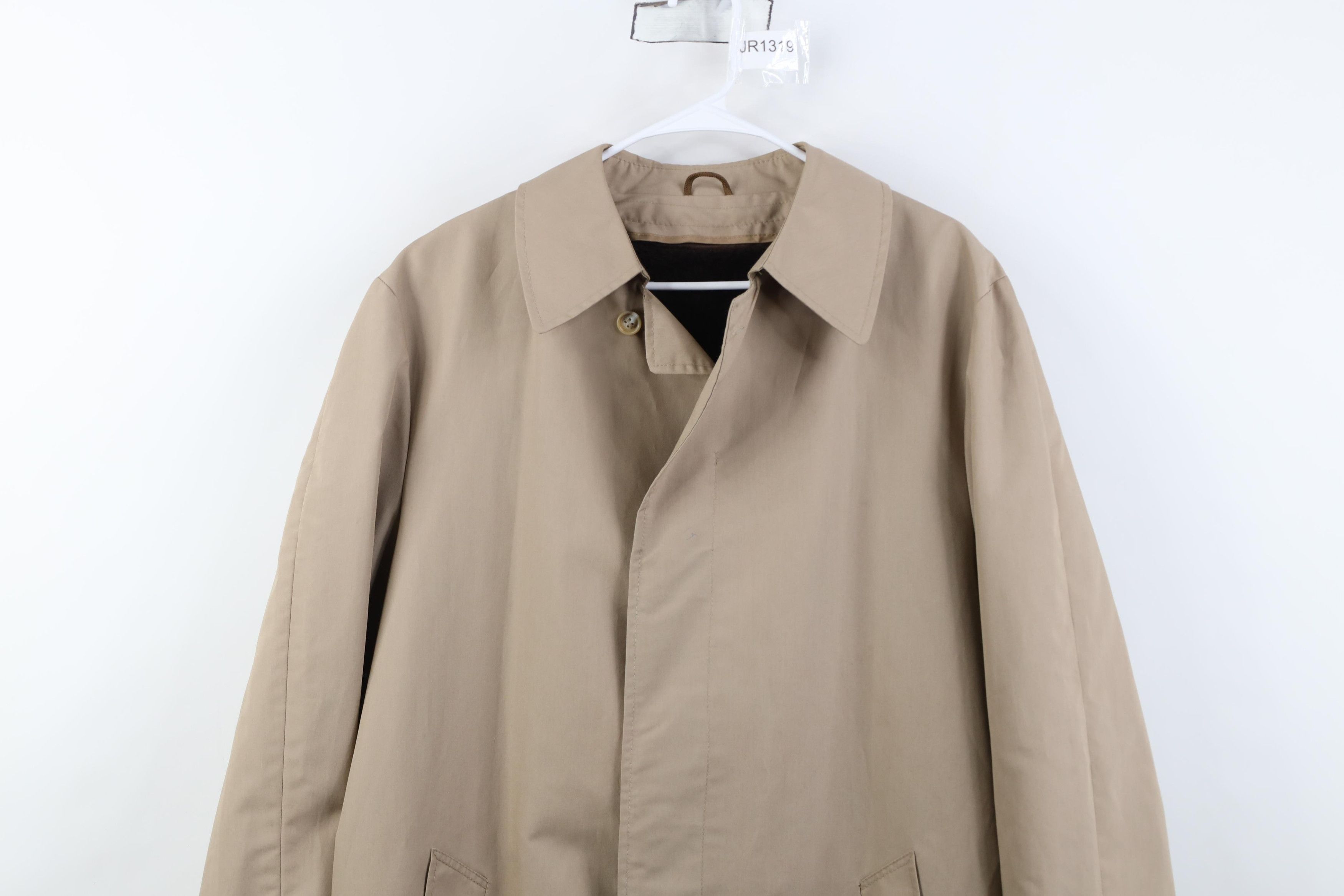Vintage Vintage 70s Streetwear Trench Coat Rain Jacket Beige USA Size US XXL / EU 58 / 5 - 2 Thumbnail