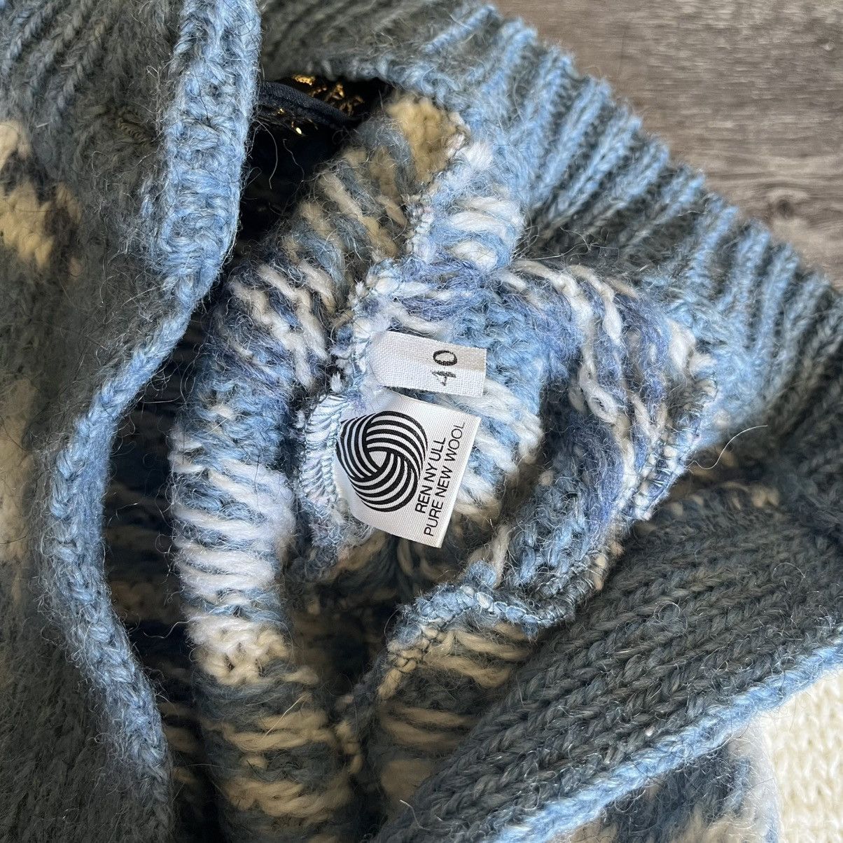 Vintage Vintage Norlender Wool Nordic Button Up Cardigan Sweater Size L / US 10 / IT 46 - 7 Thumbnail