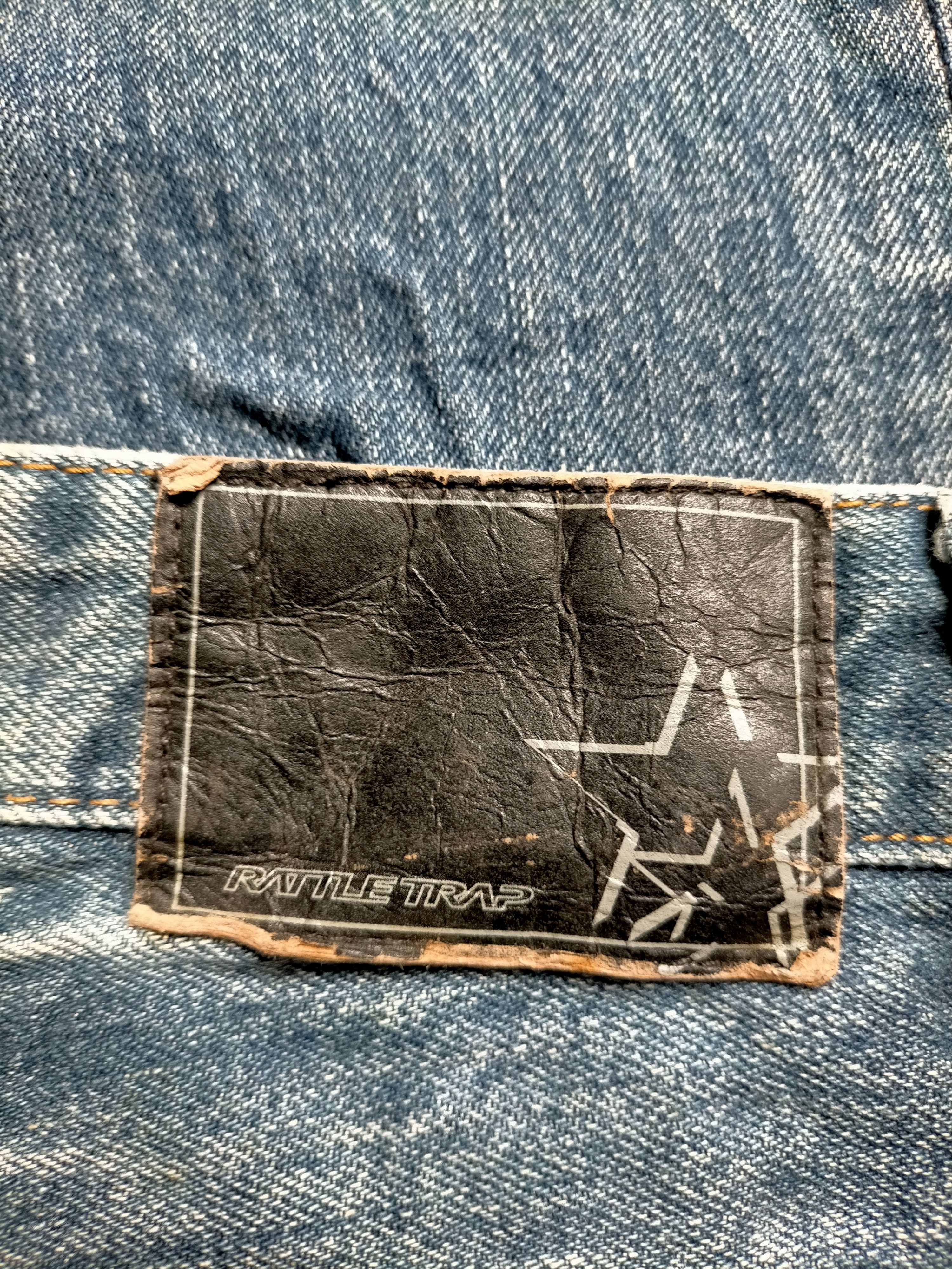 Hysteric Glamour Rattle Trap Japanese Patchwork Blue Jeans Size US 32 / EU 48 - 18 Thumbnail
