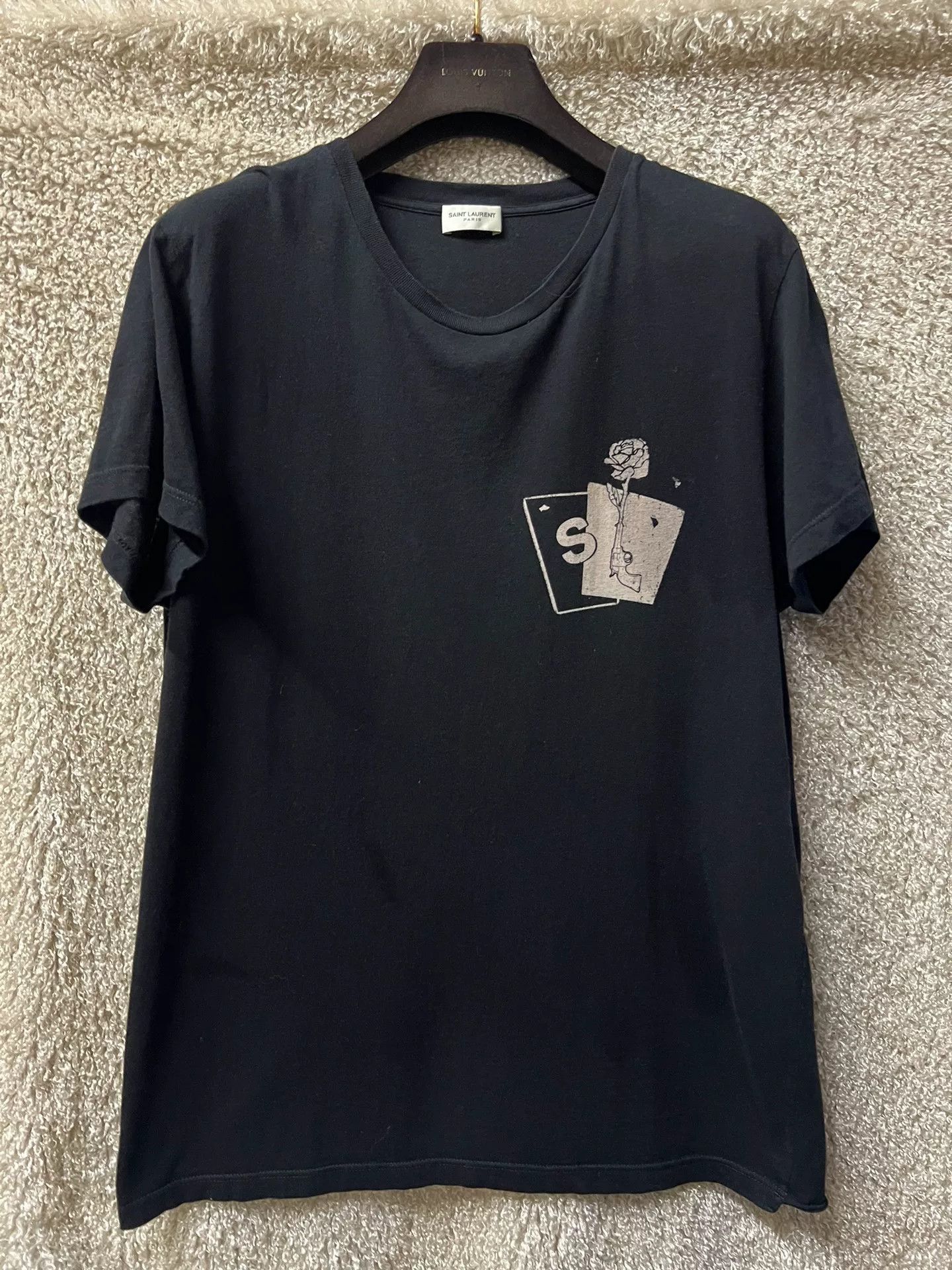 Saint Laurent Paris Saint Laurent Men's Casual Short Sleeve T-Shirt Size US S / EU 44-46 / 1 - 1 Thumbnail