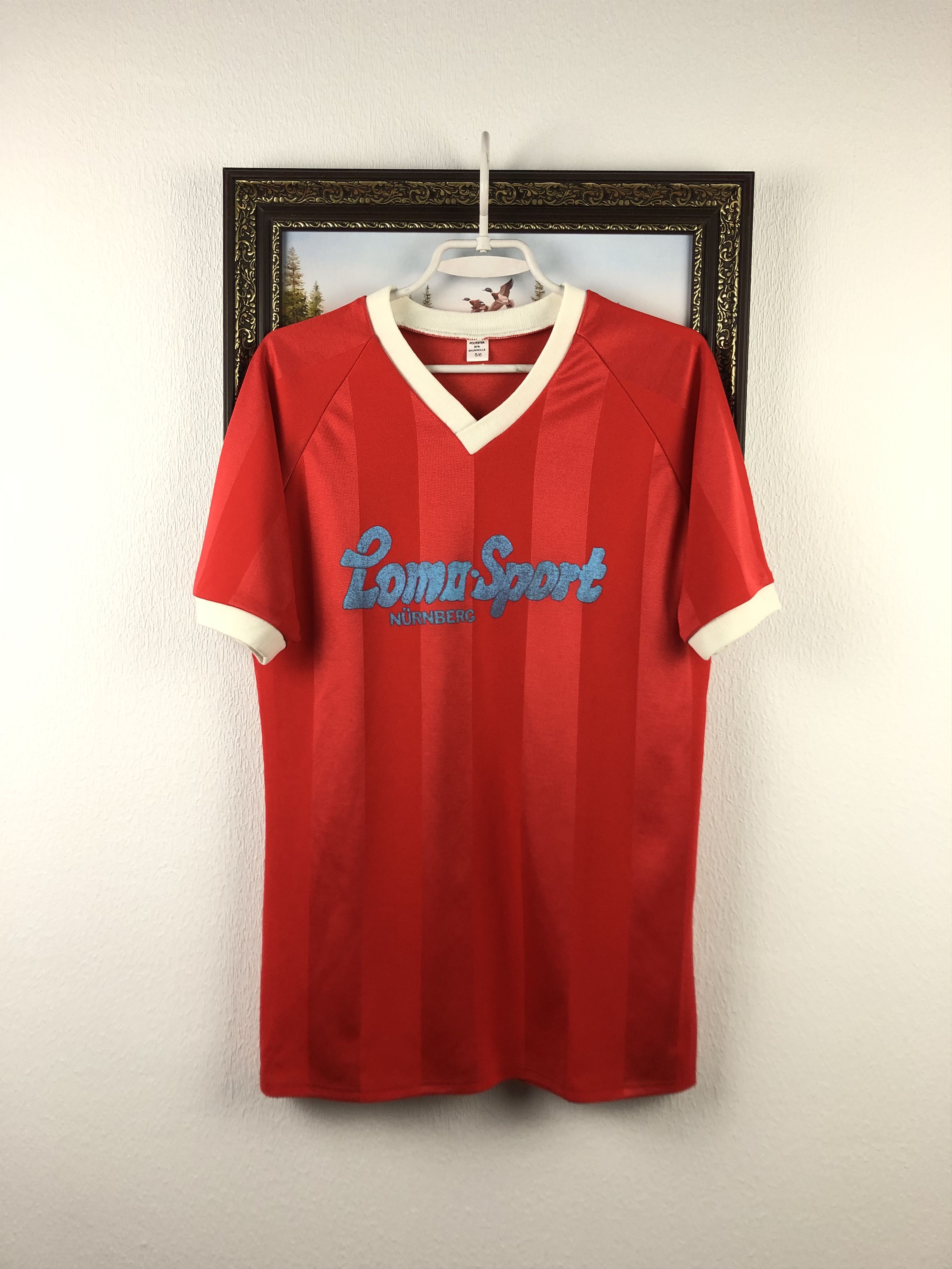 Vintage Vintage 80s TSV Kornburg Football Shirt Soccer Jersey Trikot Size US M / EU 48-50 / 2 - 1 Thumbnail