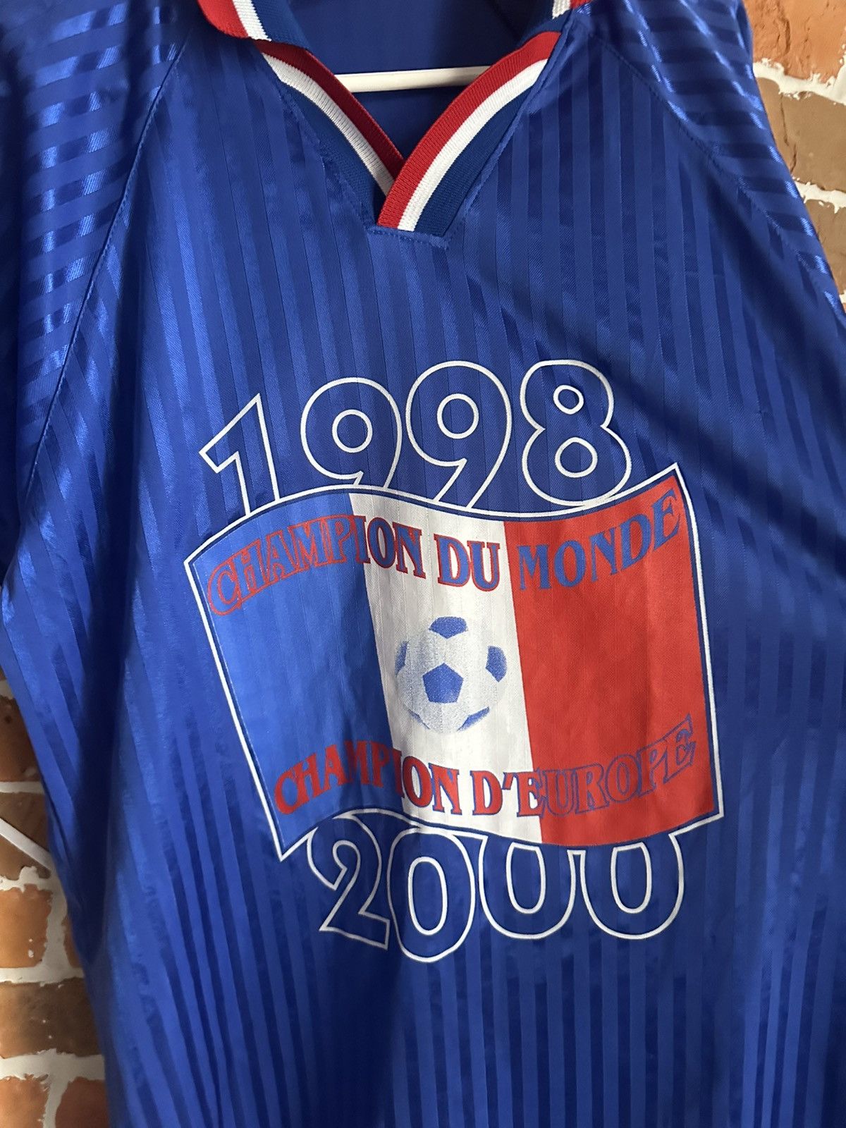 Vintage Vintage France Euro 1998 soccer football shirt jersey Size US M / EU 48-50 / 2 - 2 Thumbnail