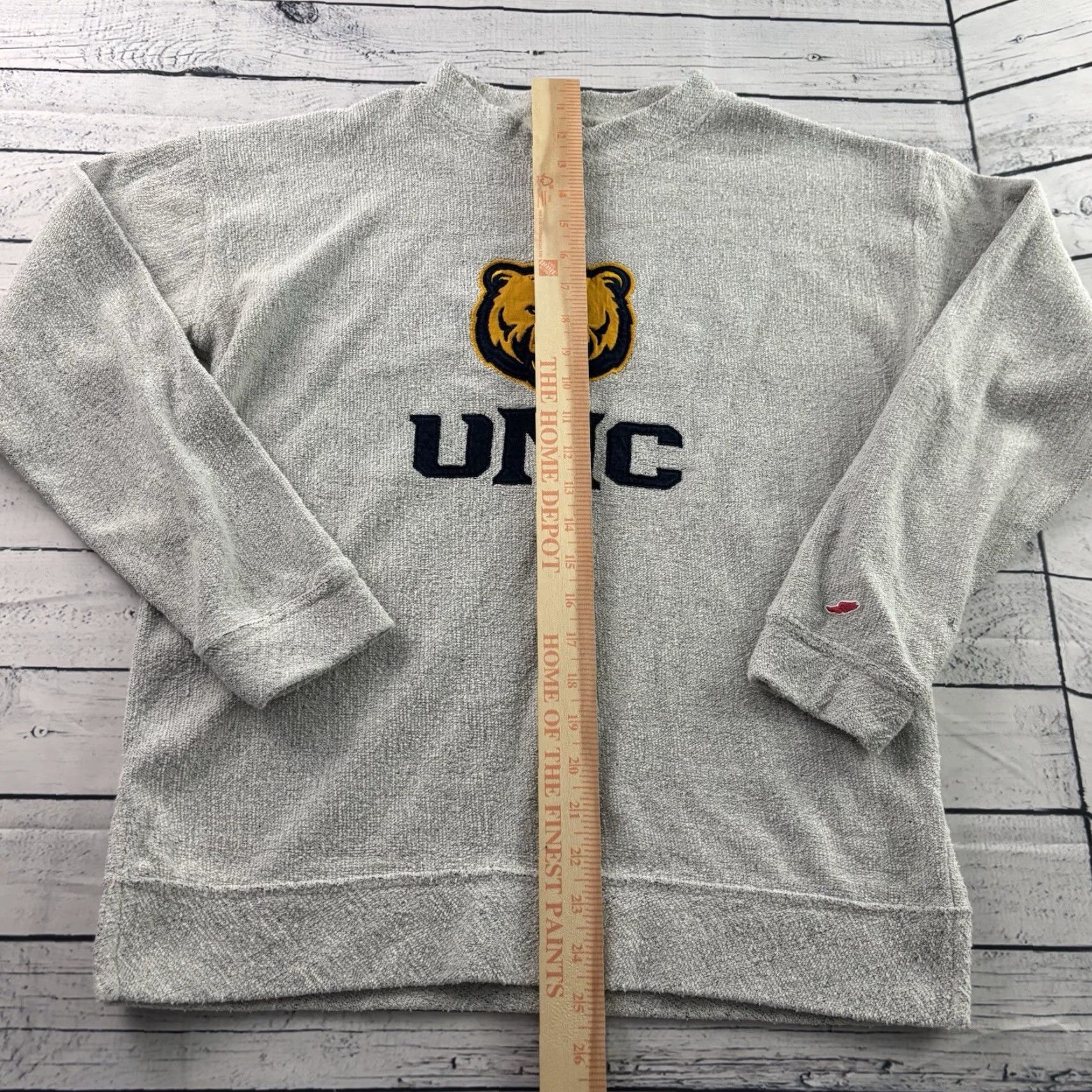 Vintage League UNC Bears Terry Pullover Crewneck Sweatshirt Mens Small Gray Shirt Pullover University Bear Mens Sweatshirt Size US S / EU 44-46 / 1 - 4 Thumbnail