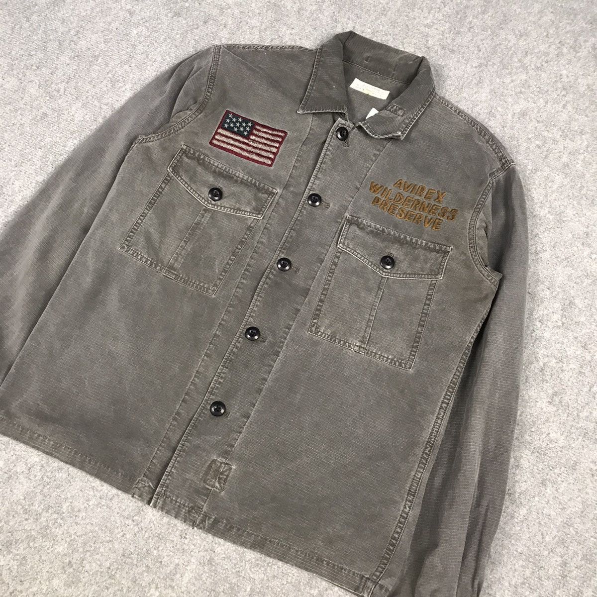 Avirex × Japanese Brand AVIREX WILDERNESS PRESERVE BUTTON UP JACKET Size US M / EU 48-50 / 2 - 3 Thumbnail