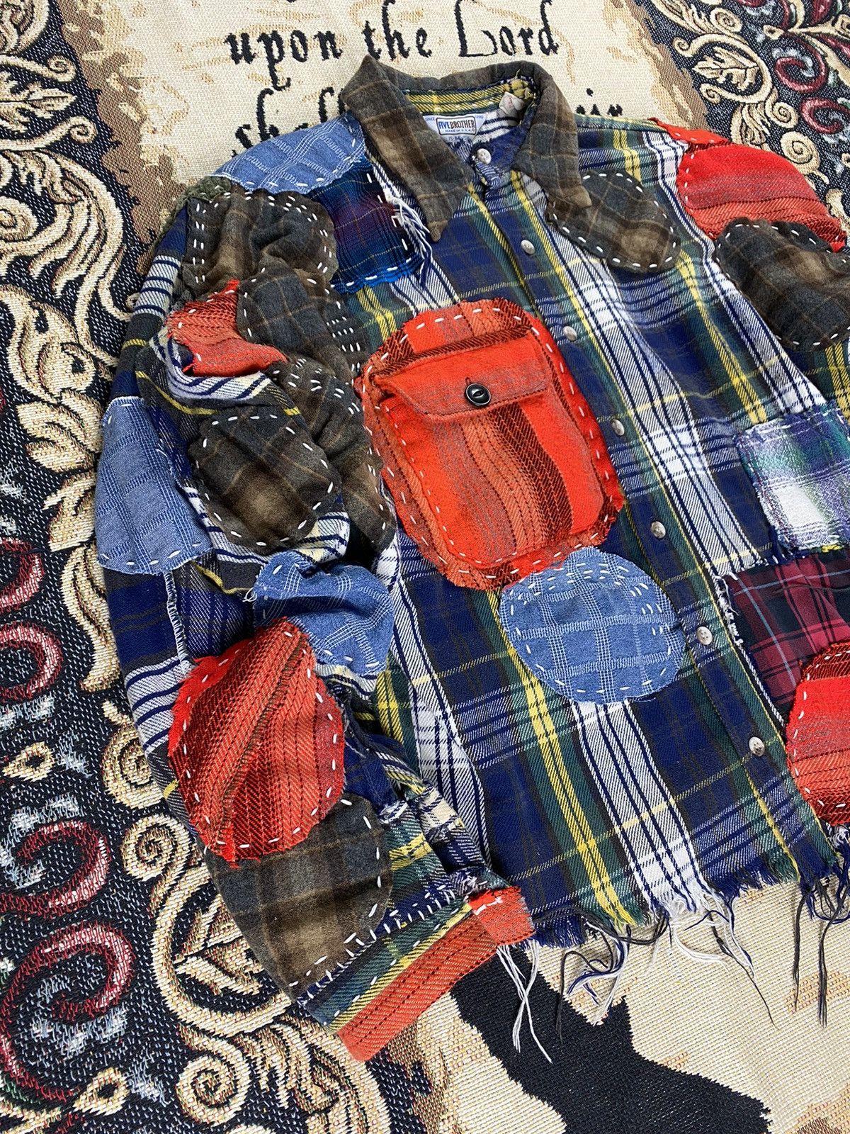 Vintage Fused Multi-Plaid [ PAIN ✞ ] Size US S / EU 44-46 / 1 - 3 Thumbnail