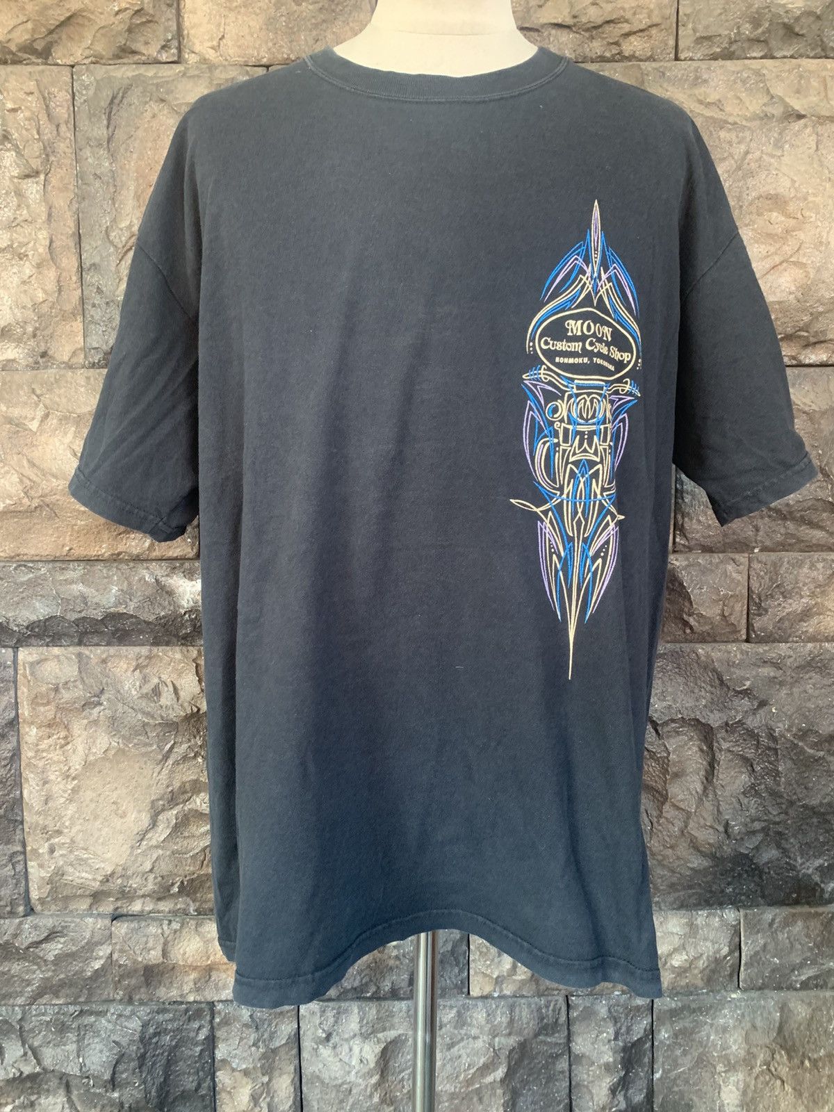 Vintage Vintage Mooneyes Custom Cycle Shop T shirt Size US XL / EU 56 / 4 - 4 Thumbnail