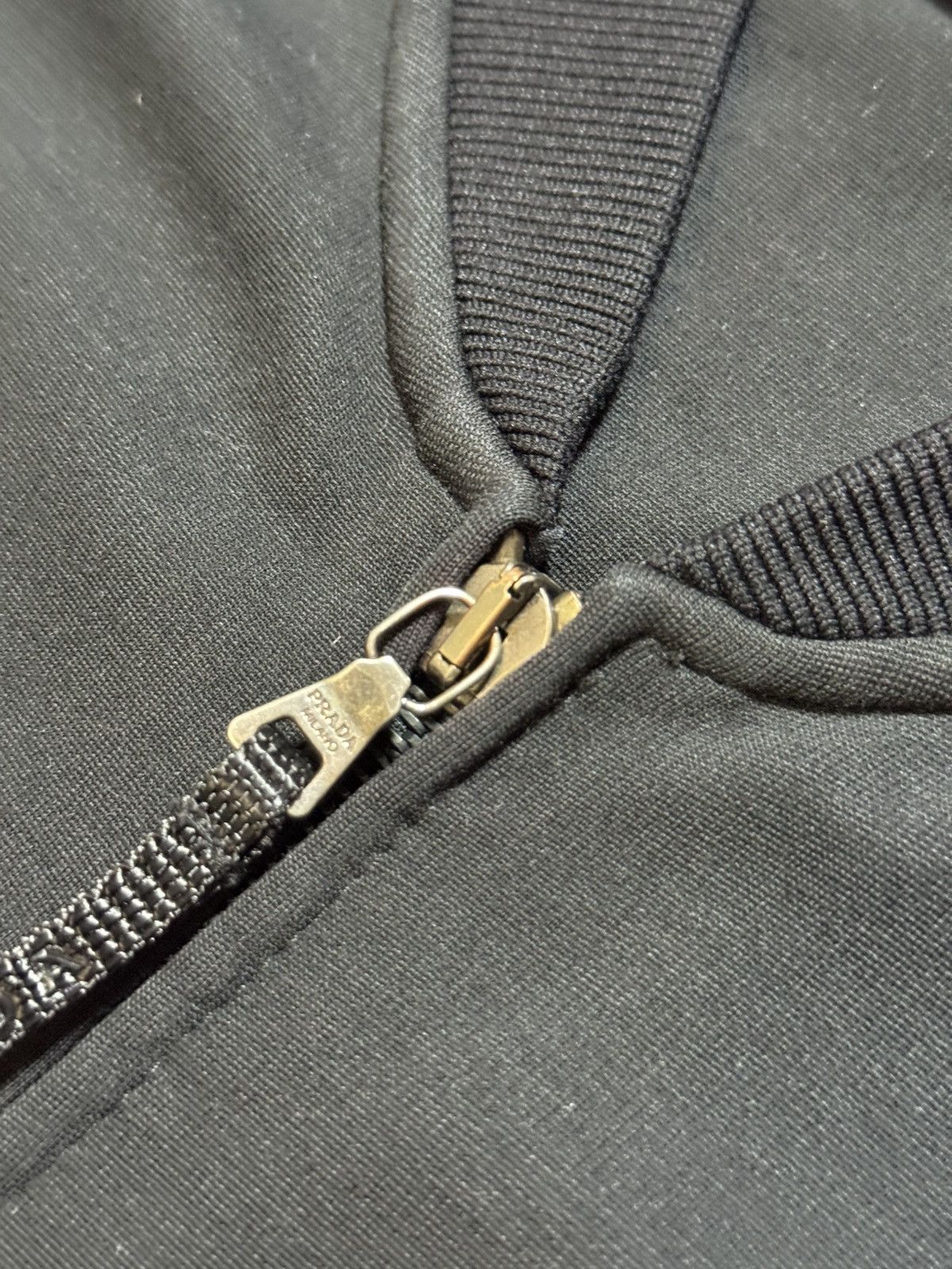 Prada Prada Nylon Black Tab Full Zip Bomber Size US L / EU 52-54 / 3 - 5 Thumbnail