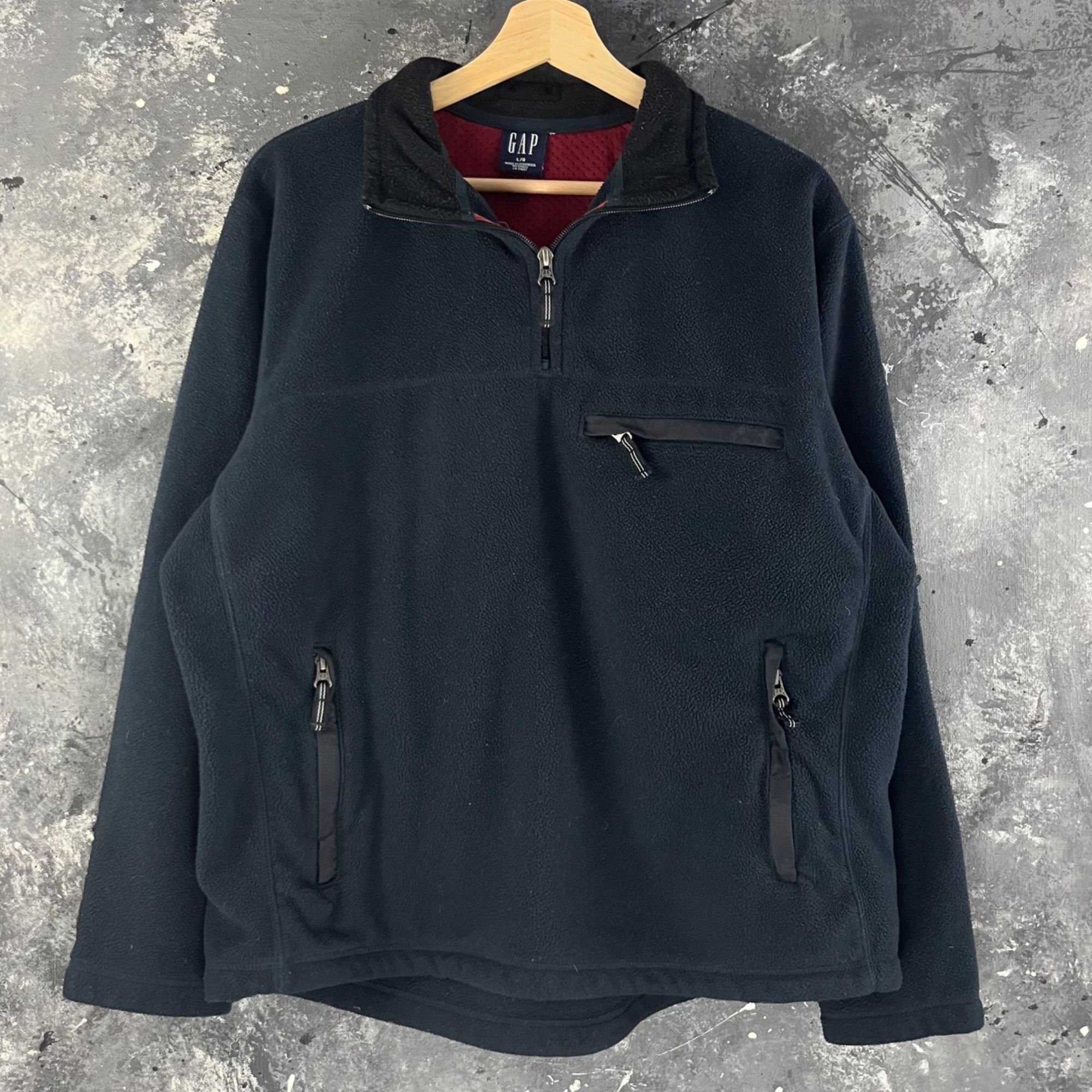 Gap × Vintage Vintage Y2K Gap fleece Size US L / EU 52-54 / 3 - 1 Thumbnail