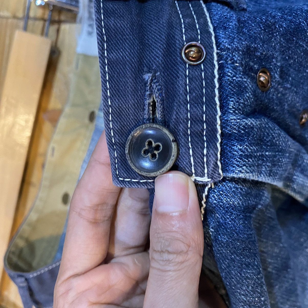 Kapital KAPITAL Camera Work Denim Pants Blue Cotton Size 0 / XS Size US 29 - 9 Thumbnail