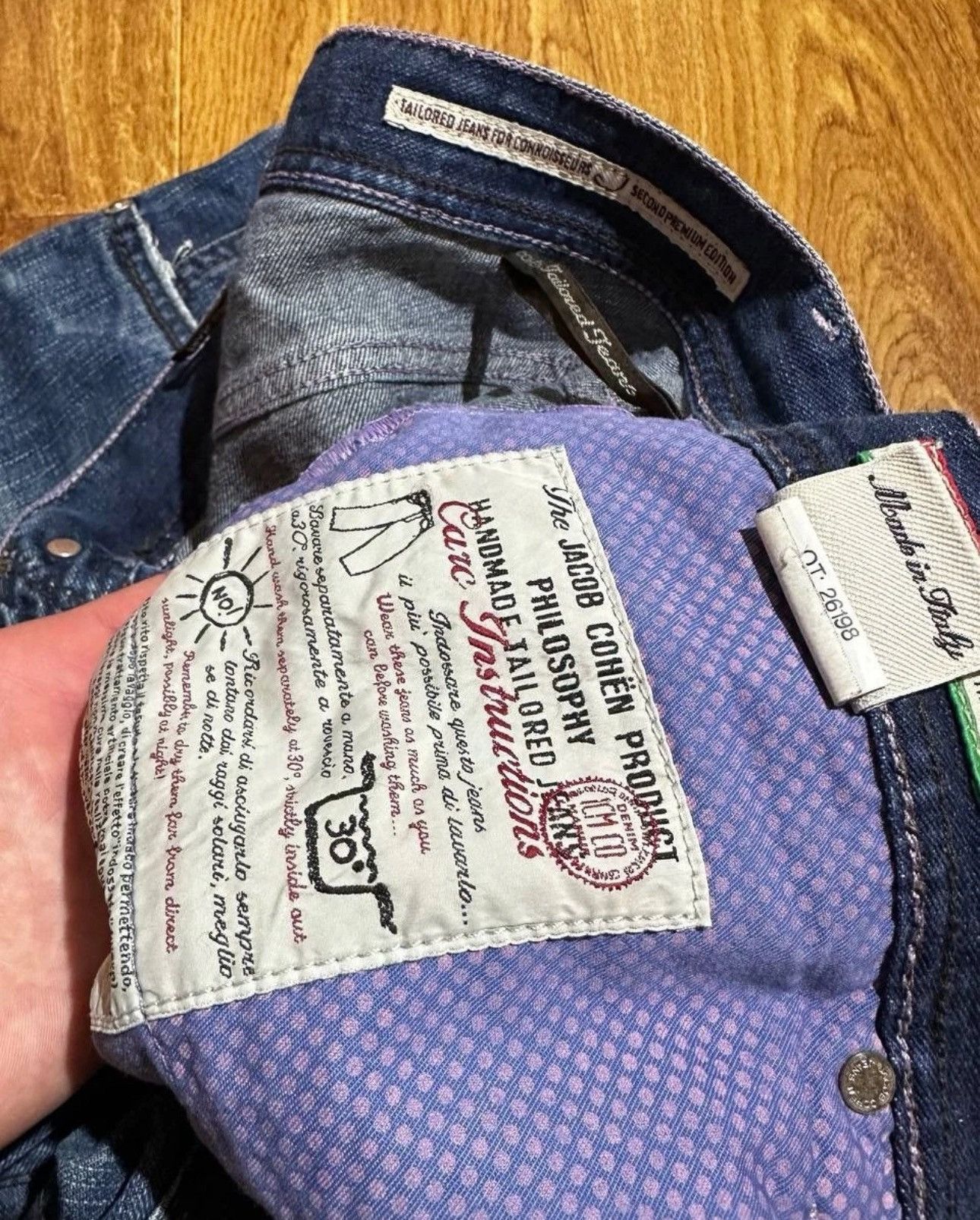 Jacob Cohen Jacob Cohen Designer Jeans Tailored Handmade Made in Italy Size US 37 - 9 Thumbnail