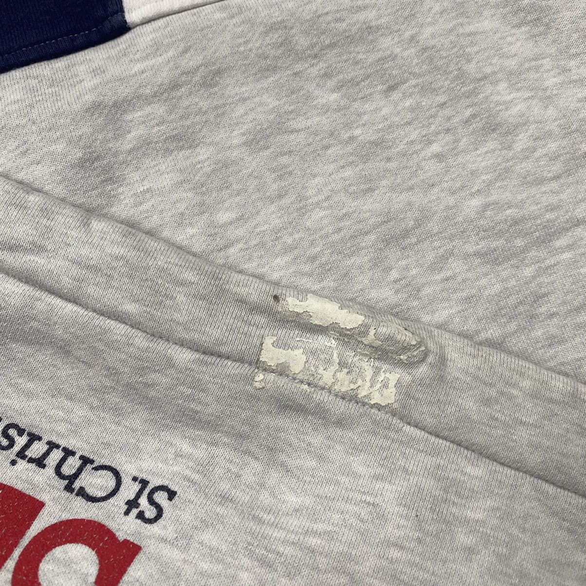 Japanese Brand × Vintage St Christopher Halfbutton Sweatshirt Size US M / EU 48-50 / 2 - 7 Thumbnail