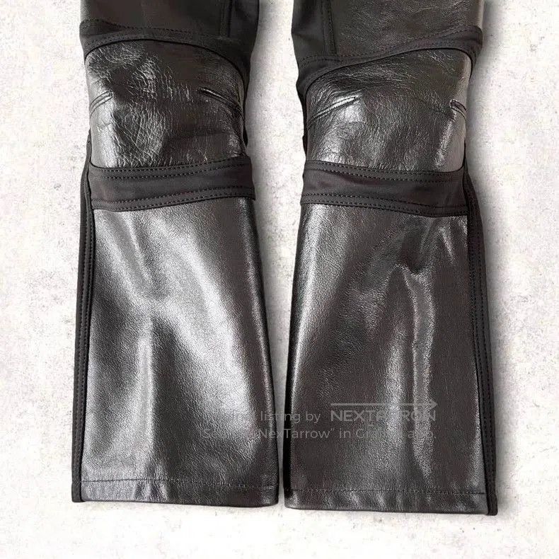 Junya Watanabe Junya Watanabe Leather Paneled Pants. Size US 26 / EU 42 - 4 Thumbnail