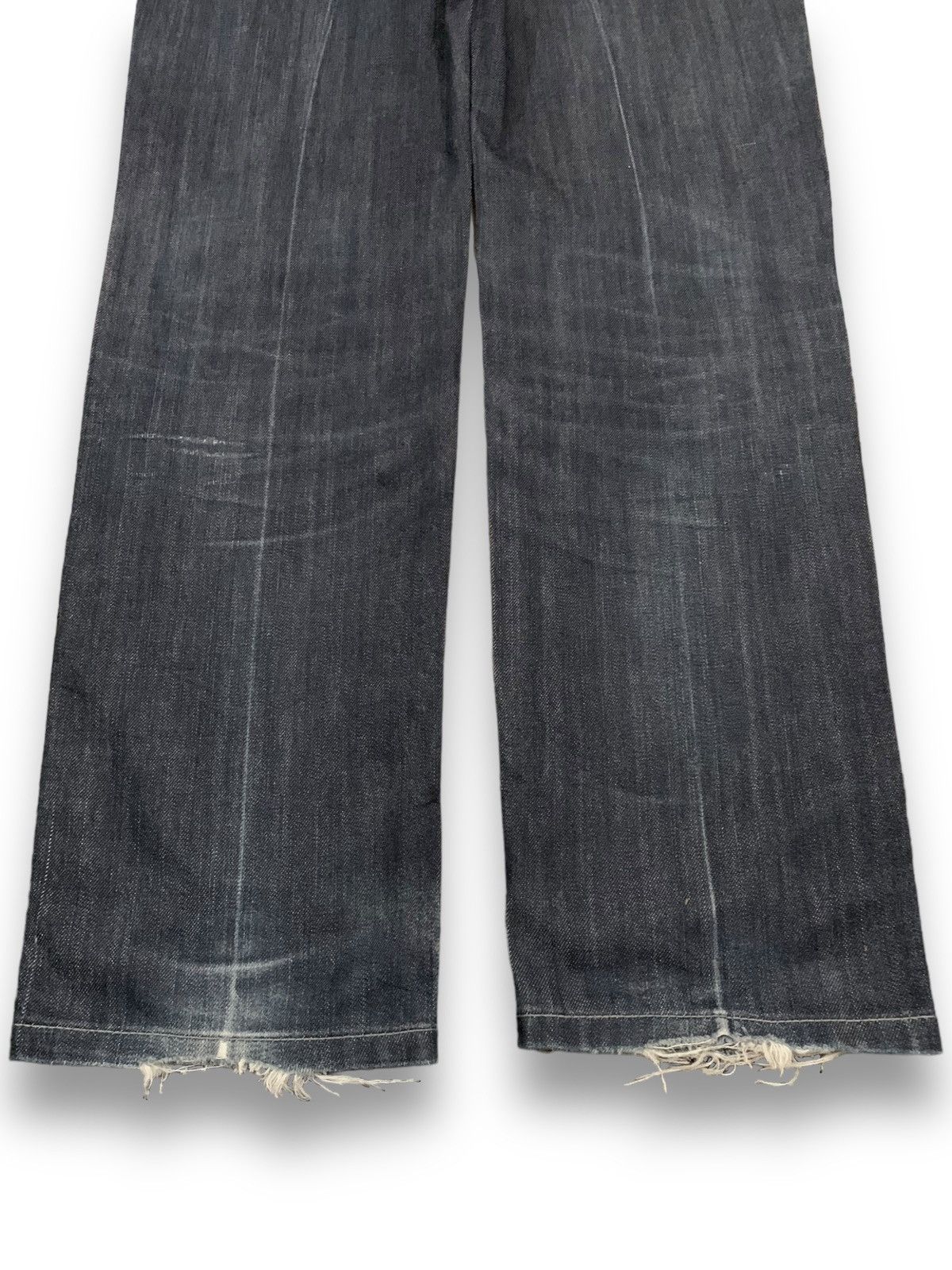 JOSEPH HOMME Vintage Joseph Homme Japan Dark Blue Washed Distressed Jeans Size US 30 / EU 46 - 10 Thumbnail