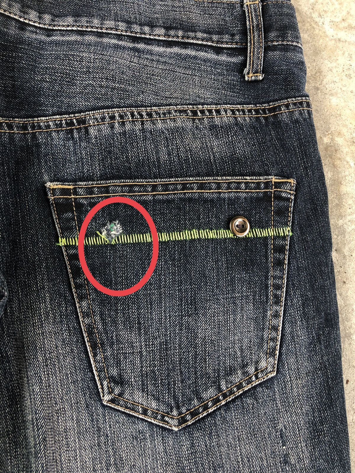 PPFM PPFM Double Waist Punk Style Distressed Jeans Size US 32 / EU 48 - 18 Thumbnail