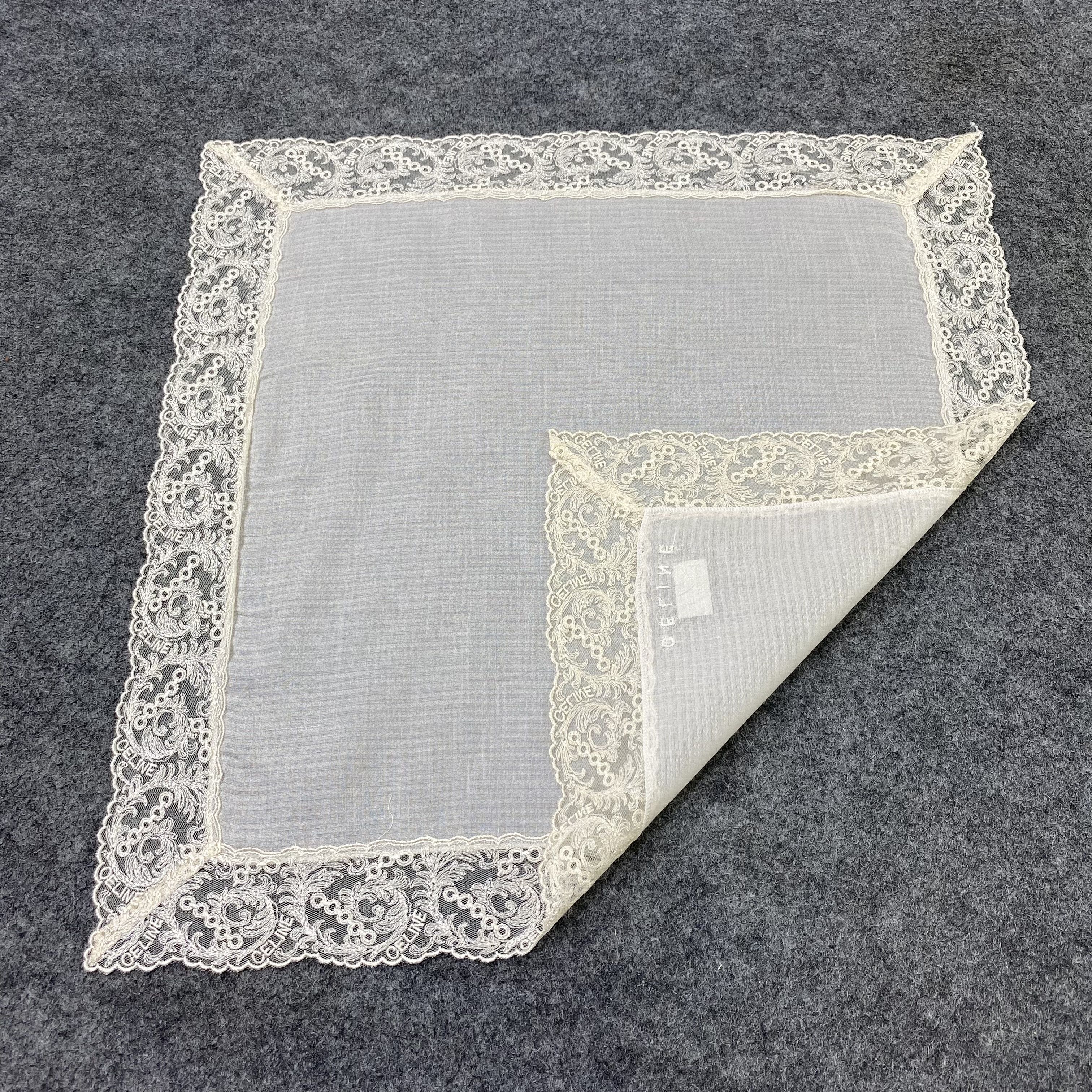 Celine Celine Handkerchief Neckerchief Bandana-B1923 Size ONE SIZE - 5 Thumbnail