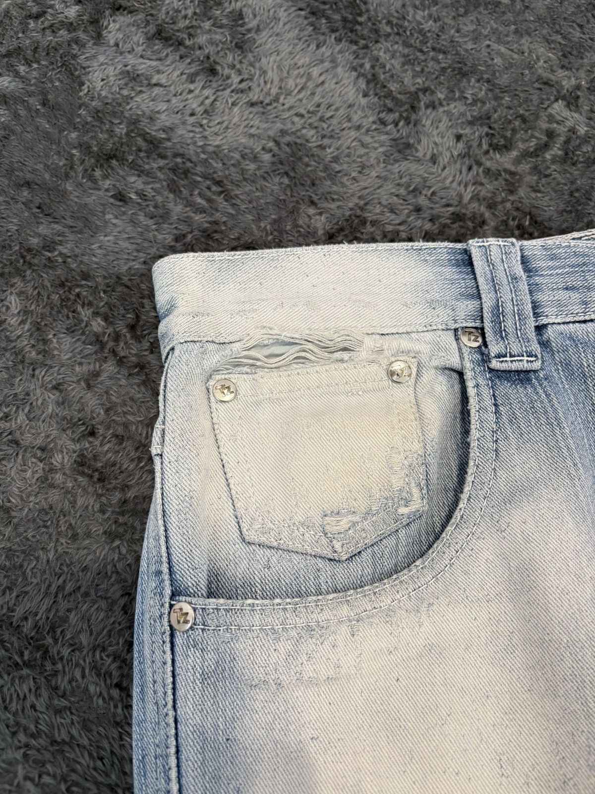 Japanese Brand Rare 2000s Baggy Y2K Vintage Distressed Jeans Size US 32 / EU 48 - 8 Thumbnail