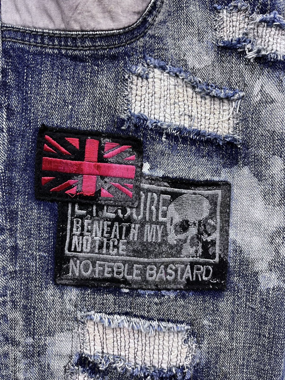 Revenge × Seditionaries 🤘🏼💥SEXPOT REVENGE Punk Metal Bleach Wash Demon Slim Denim Size US 31 - 5 Thumbnail
