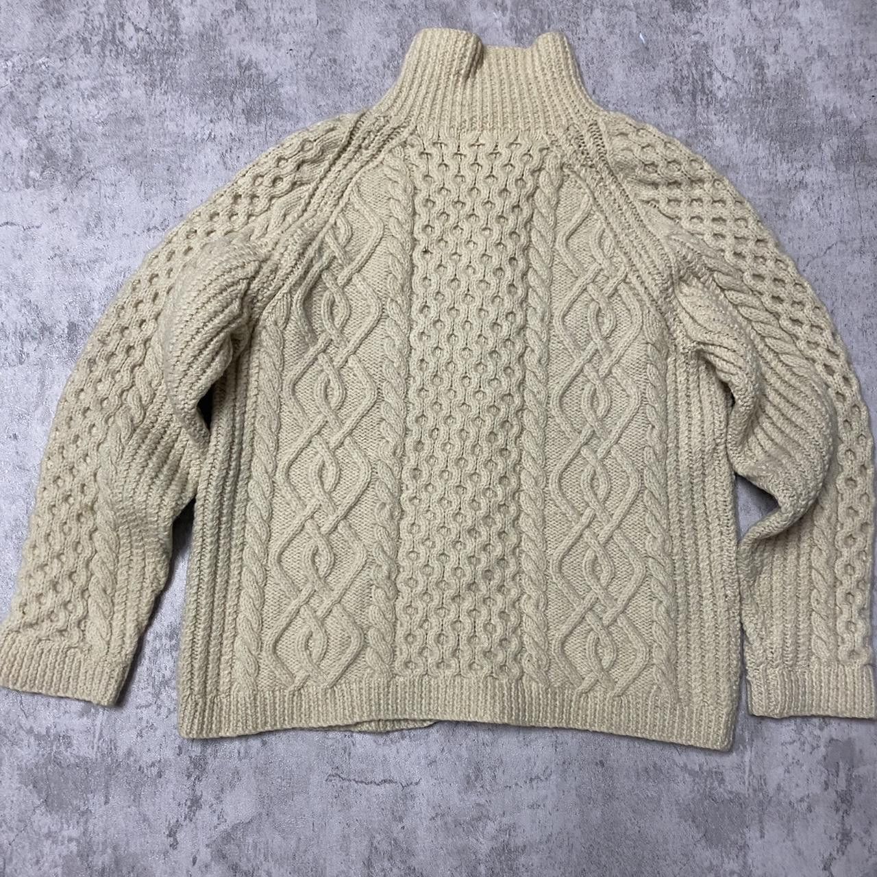 Other Cream chunky knit wool cardigan with wooden buttons Size M / US 6-8 / IT 42-44 - 3 Thumbnail