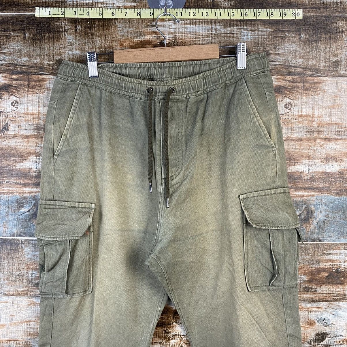 BASE CONTROL DL Base Control Green Joggers Pants #C764 Size US 29 - 4 Thumbnail