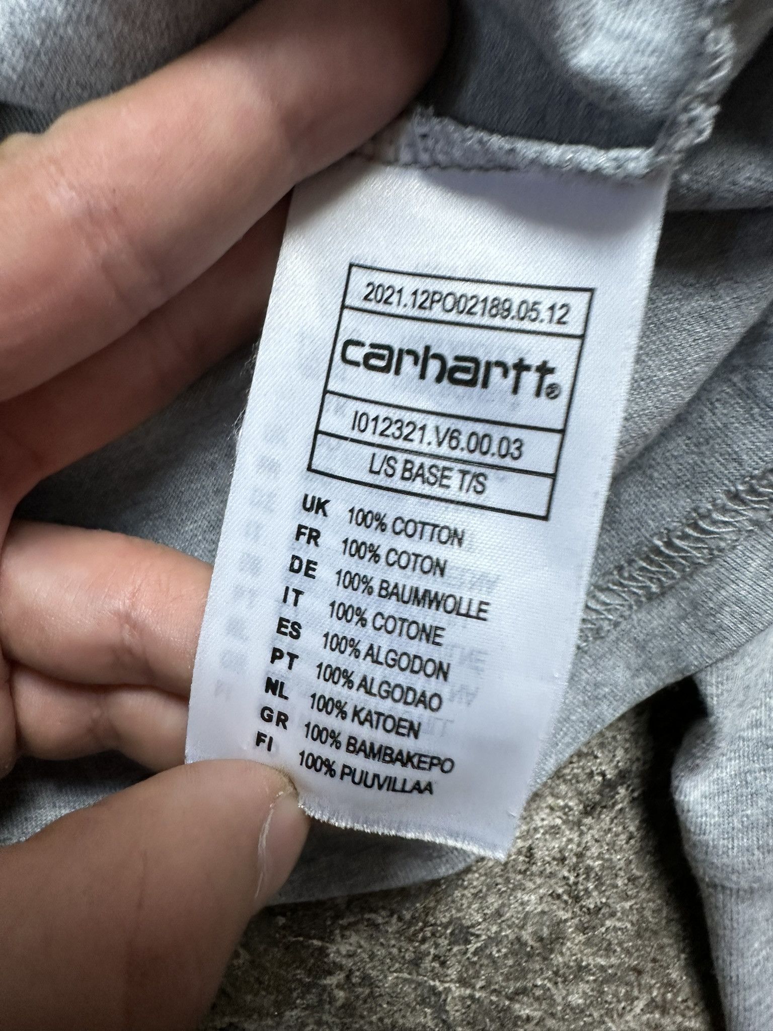 Carhartt 00s Vintage Carhartt Basic Longsleeve T-shirt Size US M / EU 48-50 / 2 - 5 Thumbnail