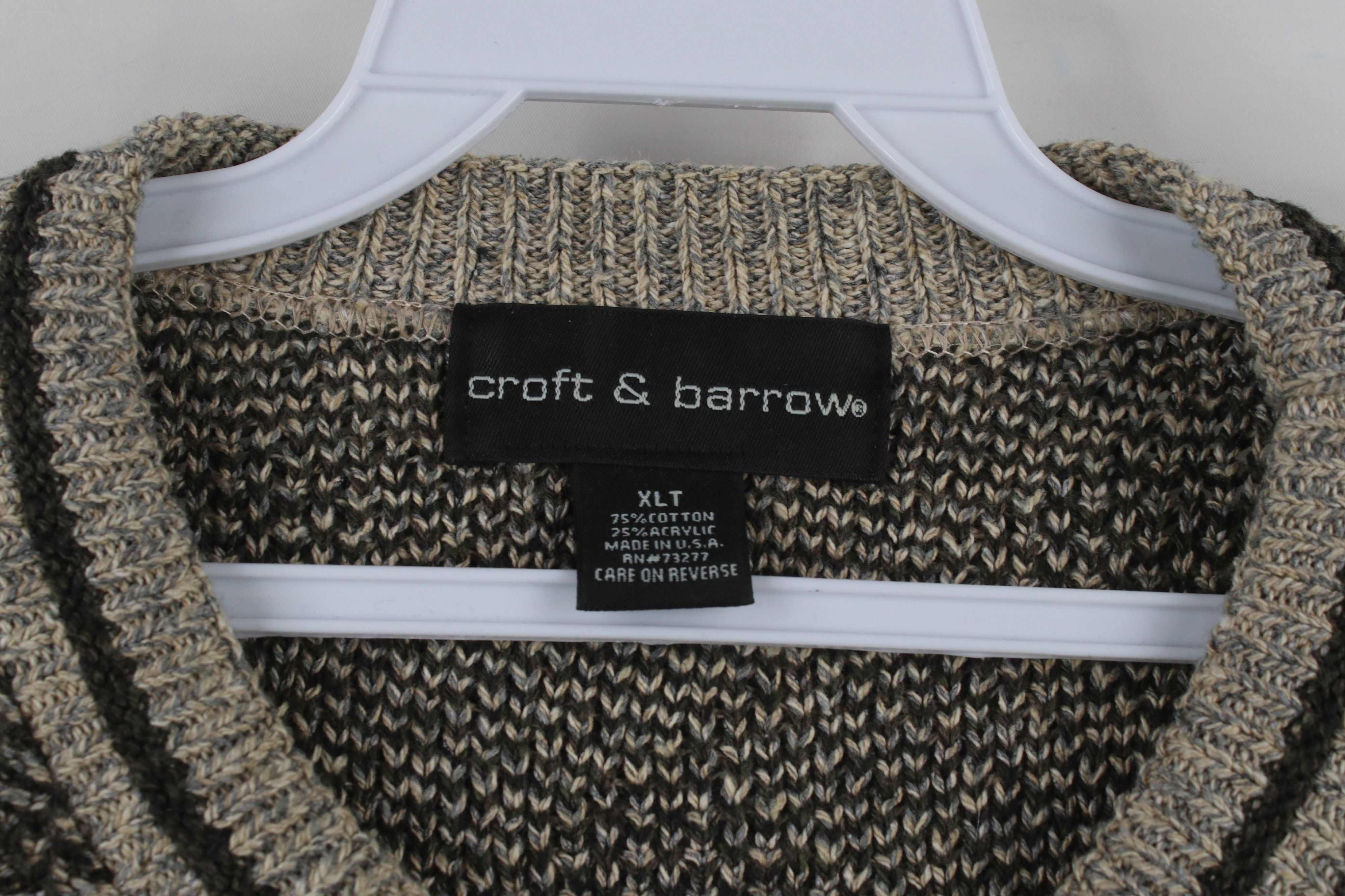 Vintage Vintage 90s Streetwear Cross Hatch Knit Dad Sweater USA Size US XL / EU 56 / 4 - 4 Thumbnail