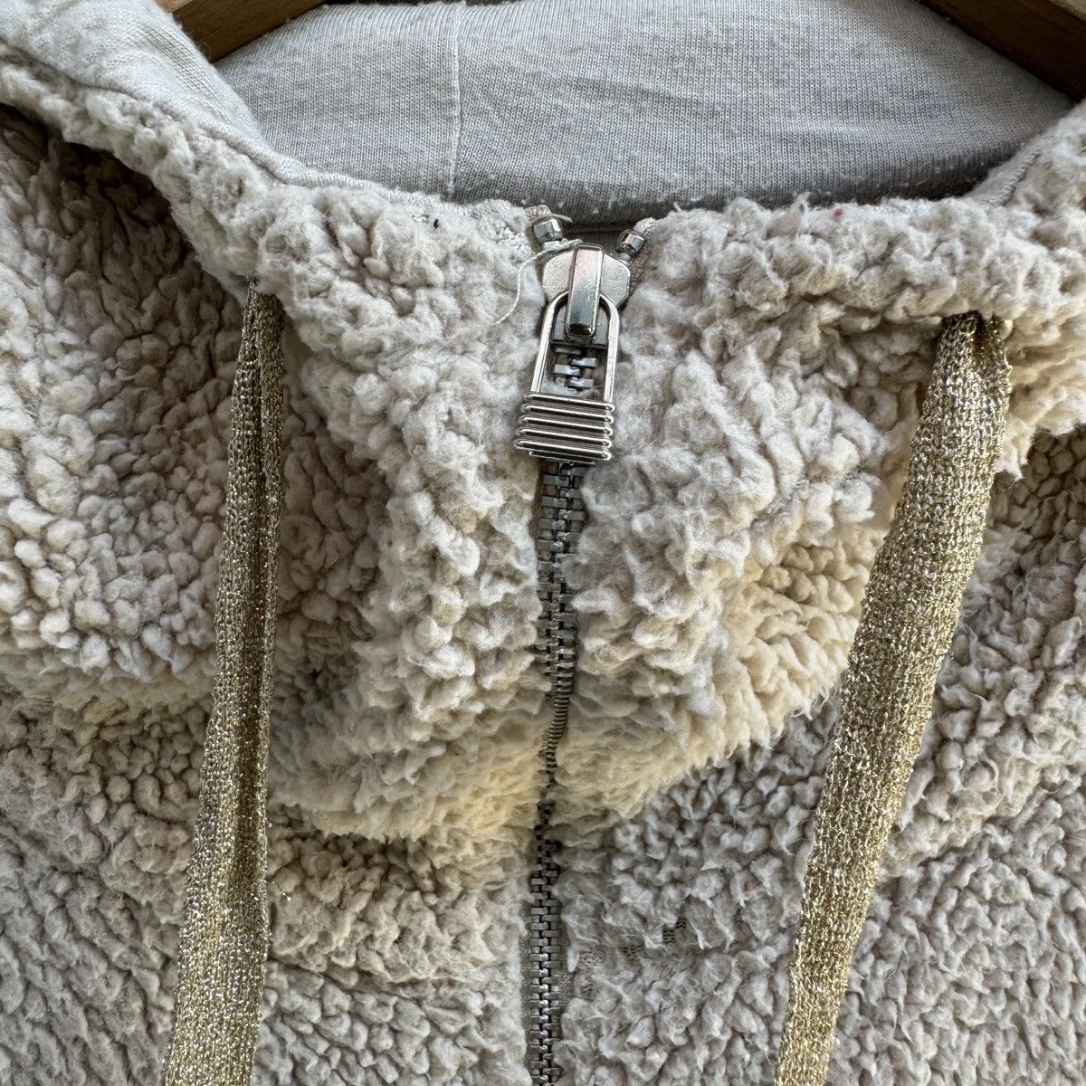 Frapbois Frapbois Zip Up Sherpa Hoodie Size US M / EU 48-50 / 2 - 6 Thumbnail