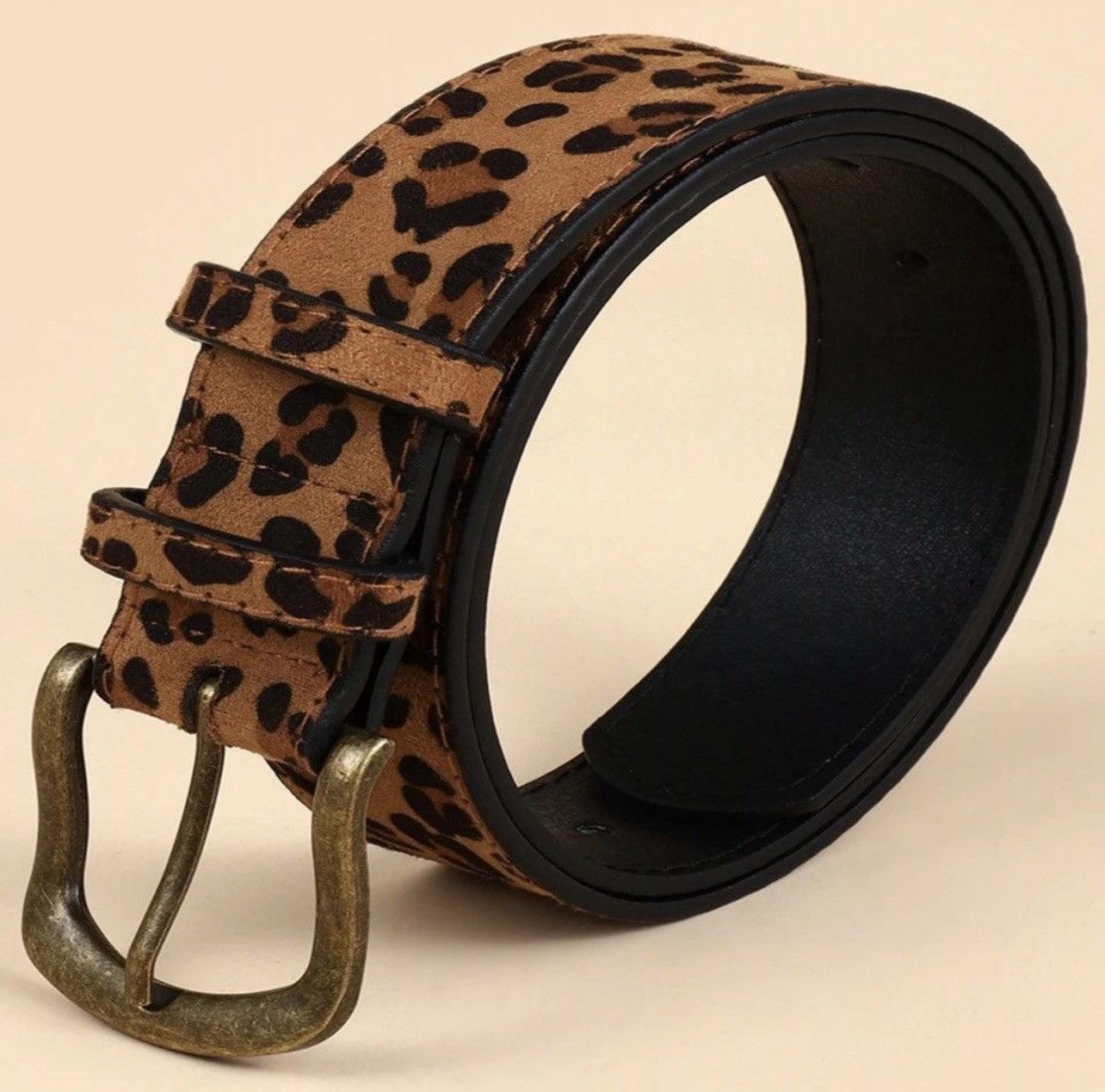 Japanese Brand × Vintage Leopard Printed Belt Size ONE SIZE - 2 Thumbnail