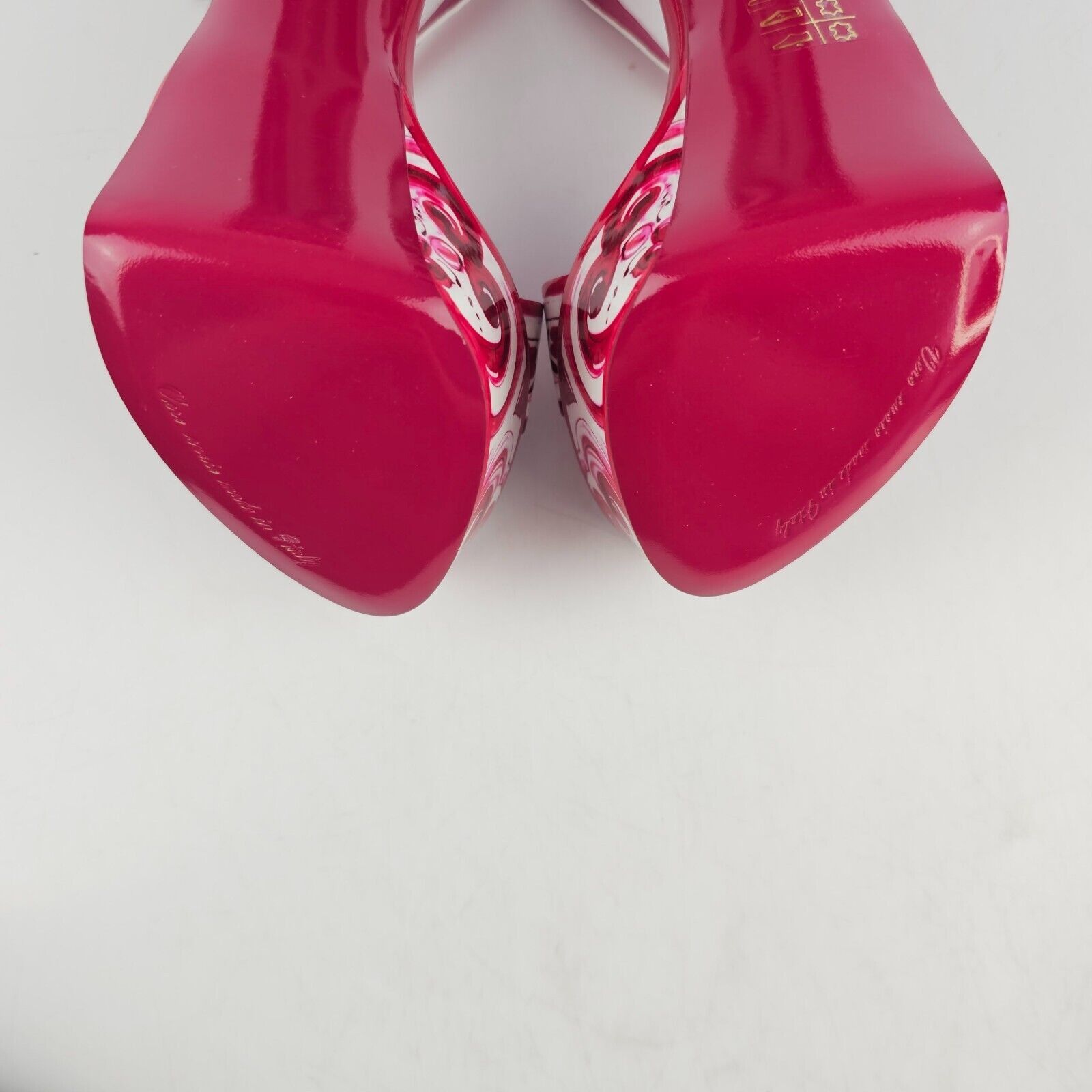 Dolce&Gabbana Keira Maiolica 105m Heeled Sandals New