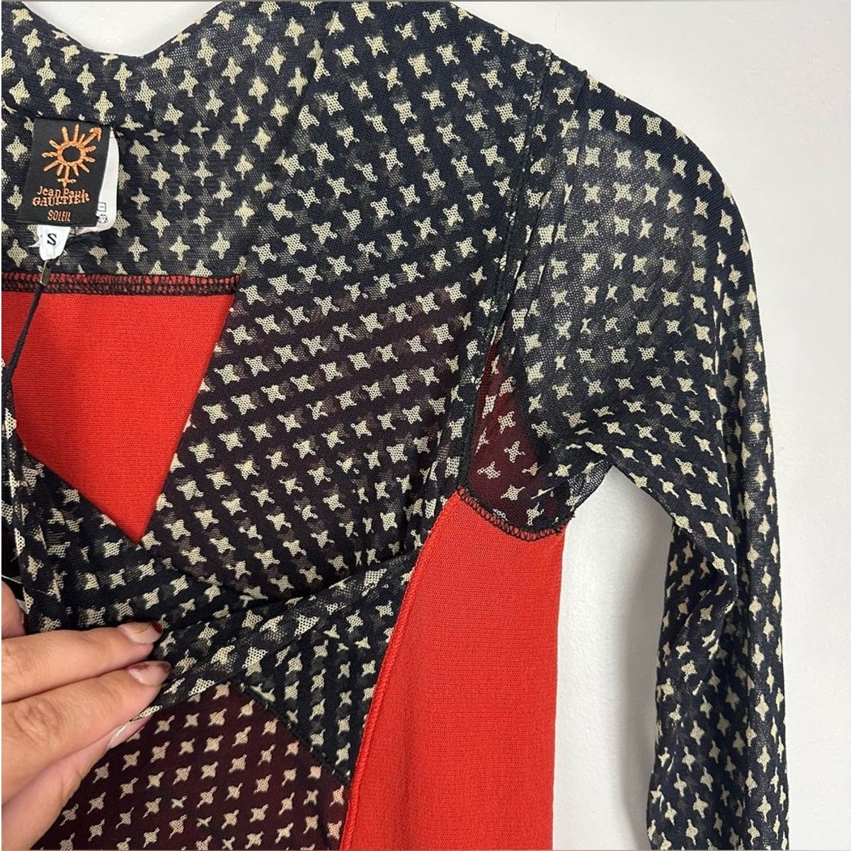 Jean Paul Gaultier Jean Paul Gaultier Soleil Y2K Mesh Illusion Bodycon Dress S Size S / US 4 / IT 40 - 13 Thumbnail