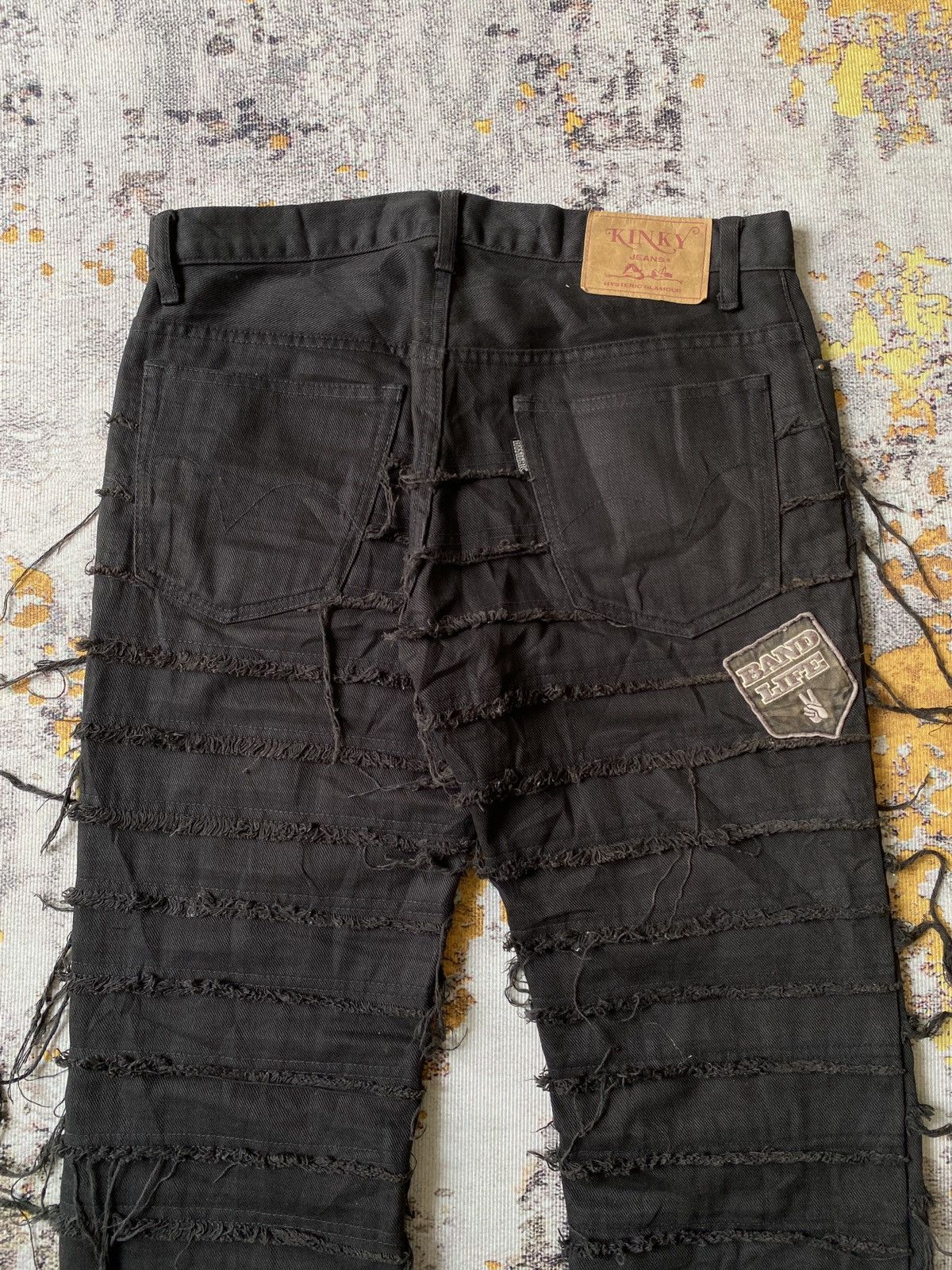 Hysteric Glamour 90’s Hysteric Glamour Black Crust Hagi Patches Denim Size US 32 / EU 48 - 12 Thumbnail
