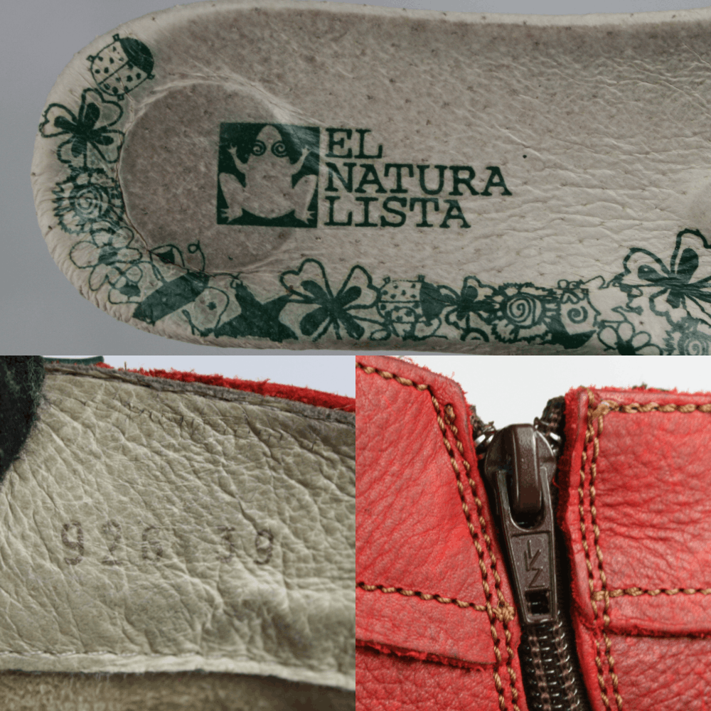 Japanese Brand El Naturalista 00S Goblin Multilayered Leather Y2K Boots Size US 9 / IT 39 - 12 Thumbnail
