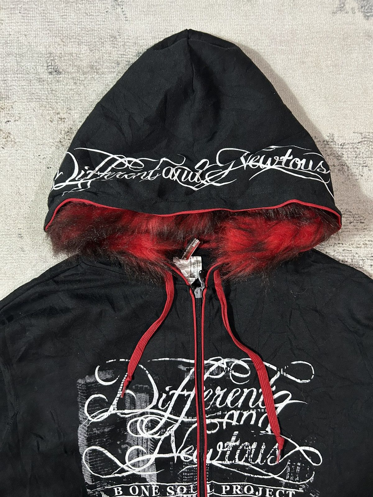Beauty Beast × Hysteric Glamour Fur Hoodie Removable Poem Japanese Undefined Size US XL / EU 56 / 4 - 5 Thumbnail