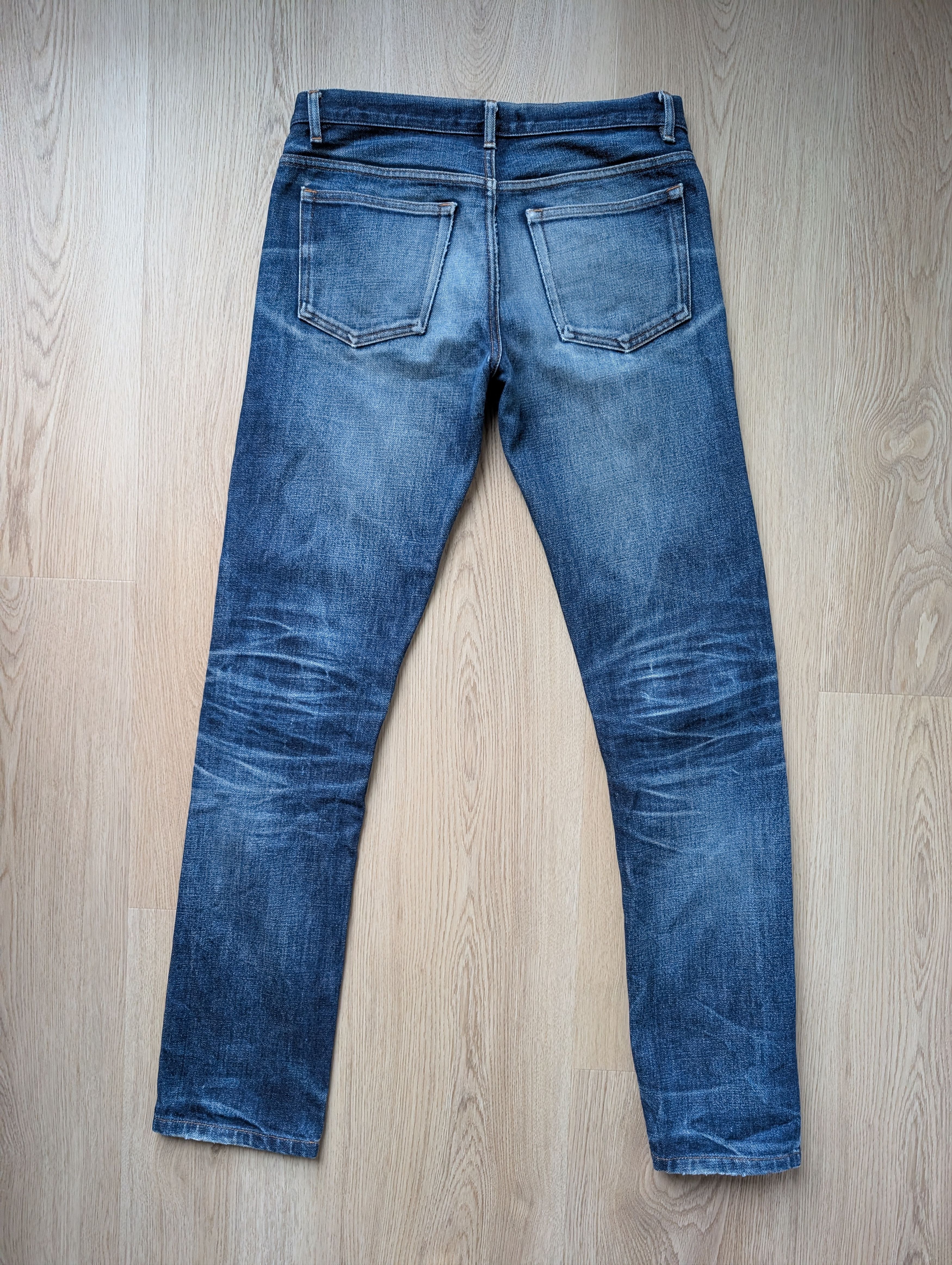 A.P.C. A.P.C. Standard Blue Jeans Selvedge Distressed Faded Size US 29 - 12 Thumbnail