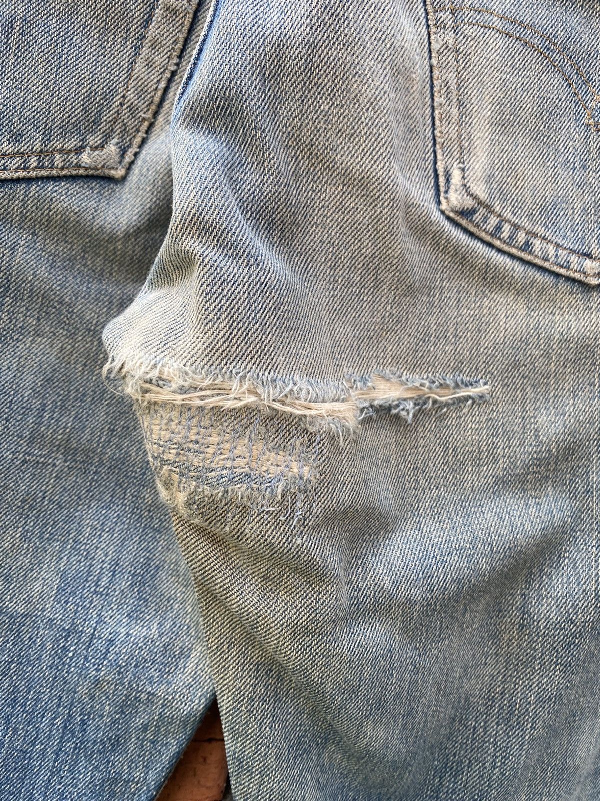 Levi's Vintage Clothing W31x30 Vintage levi's 501 redline distressed repaired USA #6 Size US 31 - 7 Thumbnail