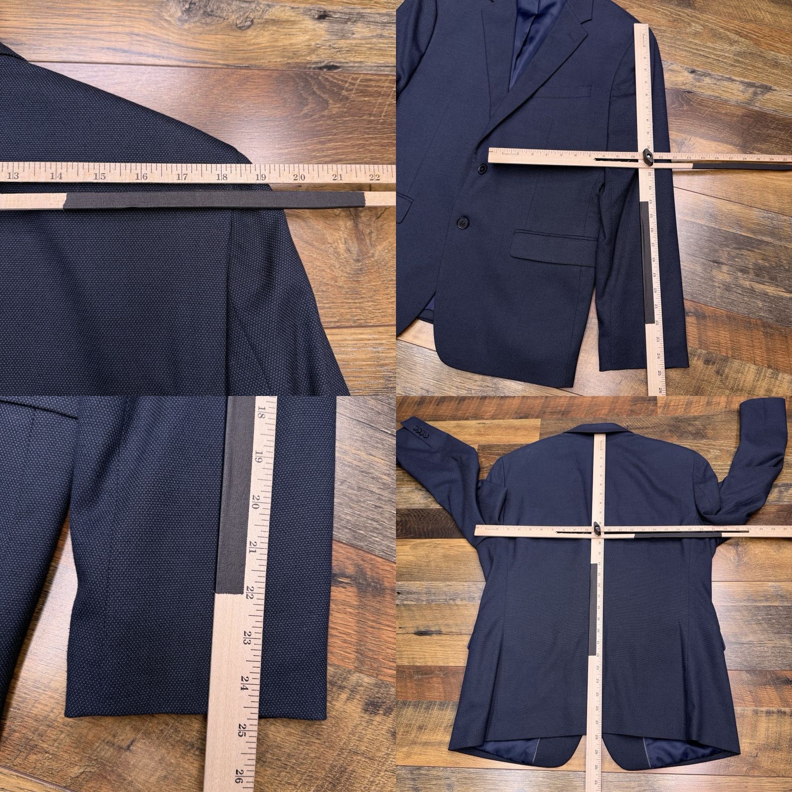 Banana Republic Banana Republic Blazer Jacket Linen Slim 42 Short Blue Sport Coat Size US 42 / EU 58 - 9 Thumbnail