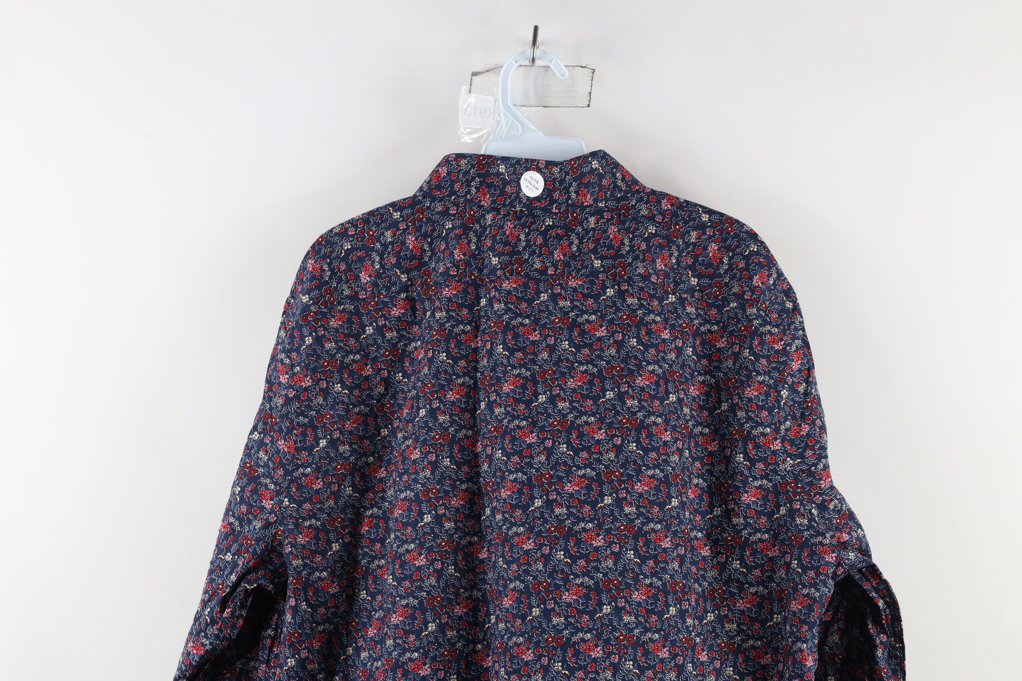 Express × Vintage New Express Fit Rainbow Flower All Over Print Button Shirt Size US XL / EU 56 / 4 - 11 Thumbnail