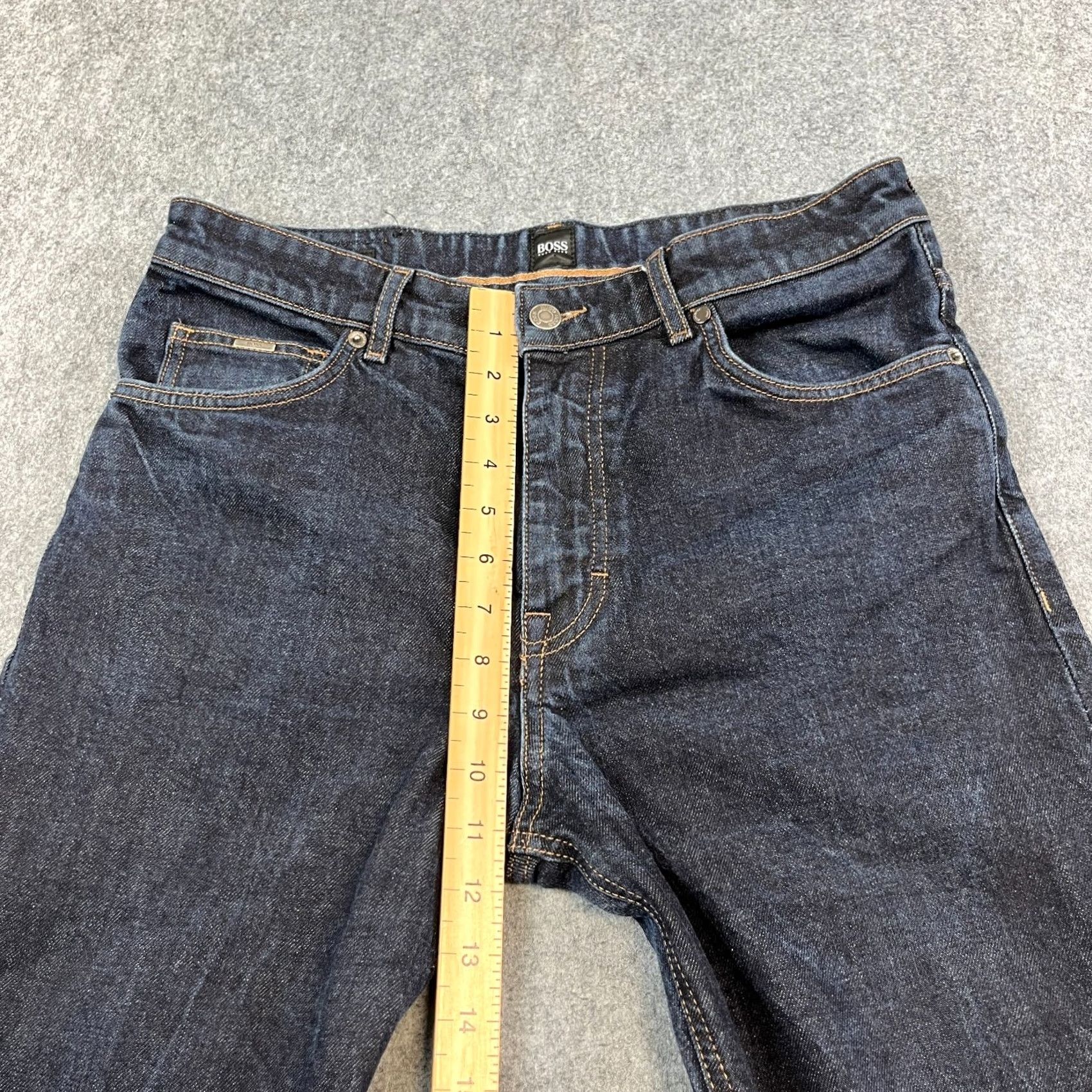 Hugo Boss HUGO BOSS Denim Jeans Regular Tapered 32 32 Indigo Blue 5-Pocket Mens Color Blue 90s? Size US 32 / EU 48 - 5 Thumbnail