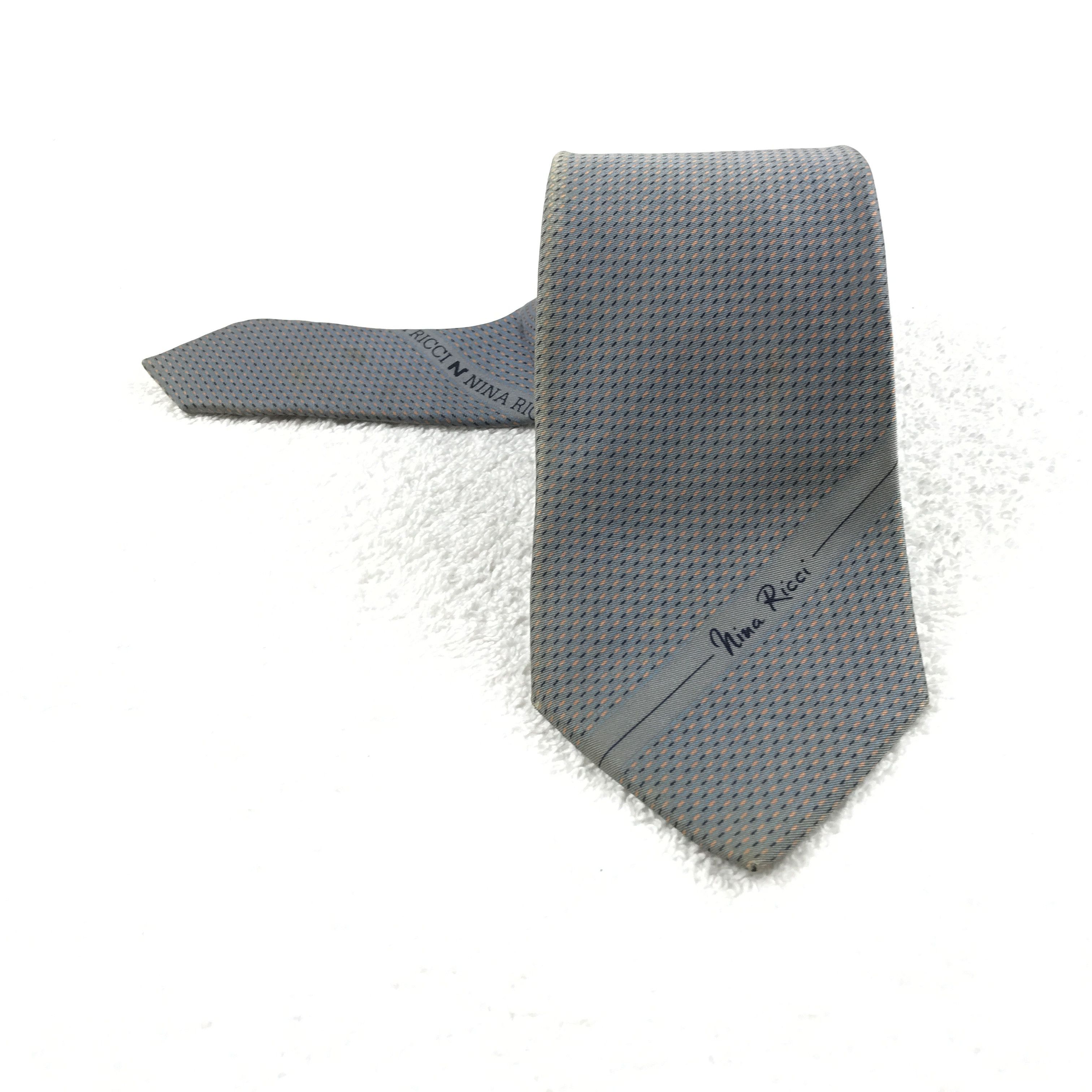 Designer × Vintage Vintage Nina Ricci Silk Necktie Size ONE SIZE - 1 Thumbnail