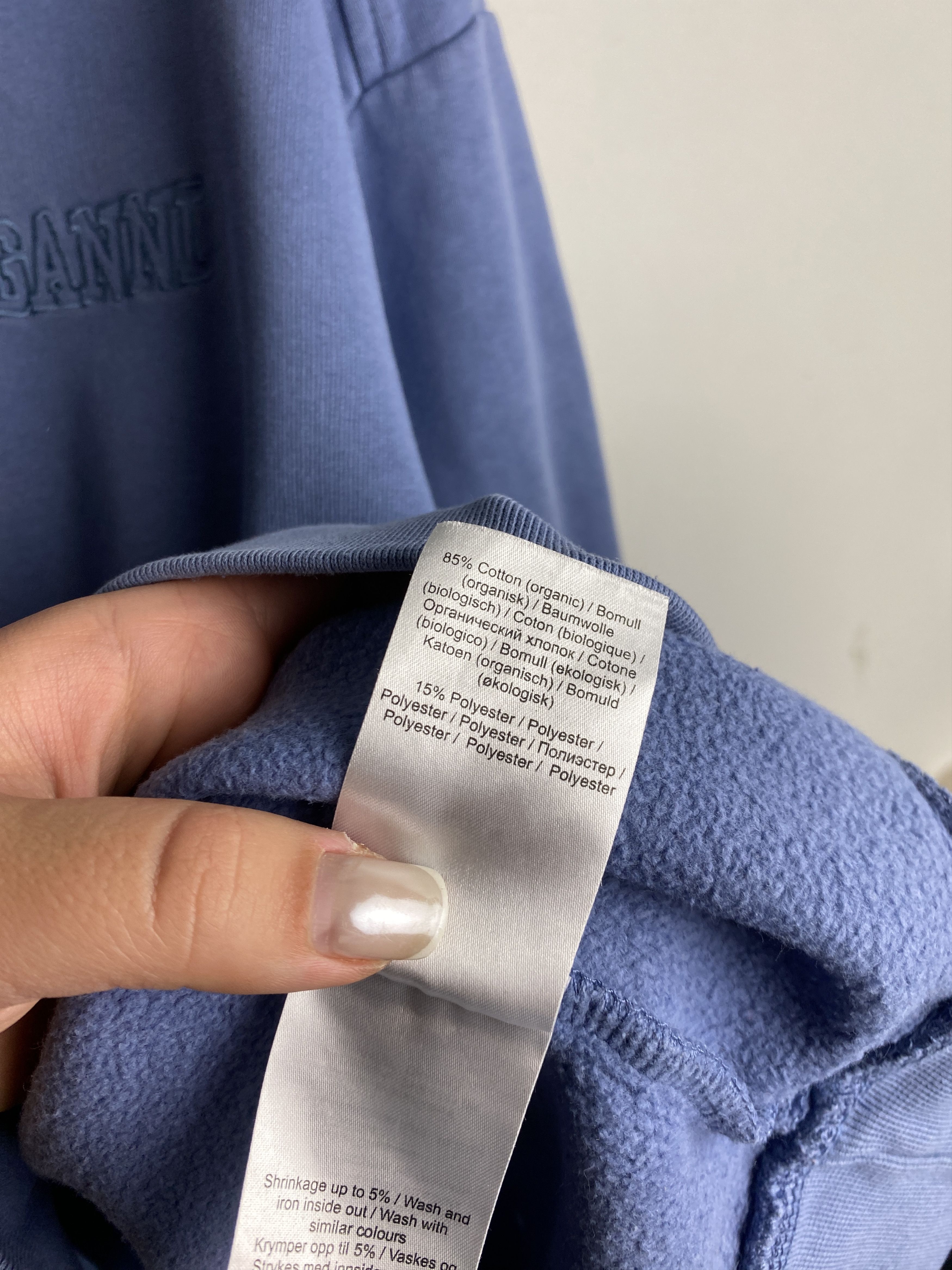 Ganni Ganni small logo sweatshirt crewneck casual scandi Size M / US 6-8 / IT 42-44 - 6 Thumbnail