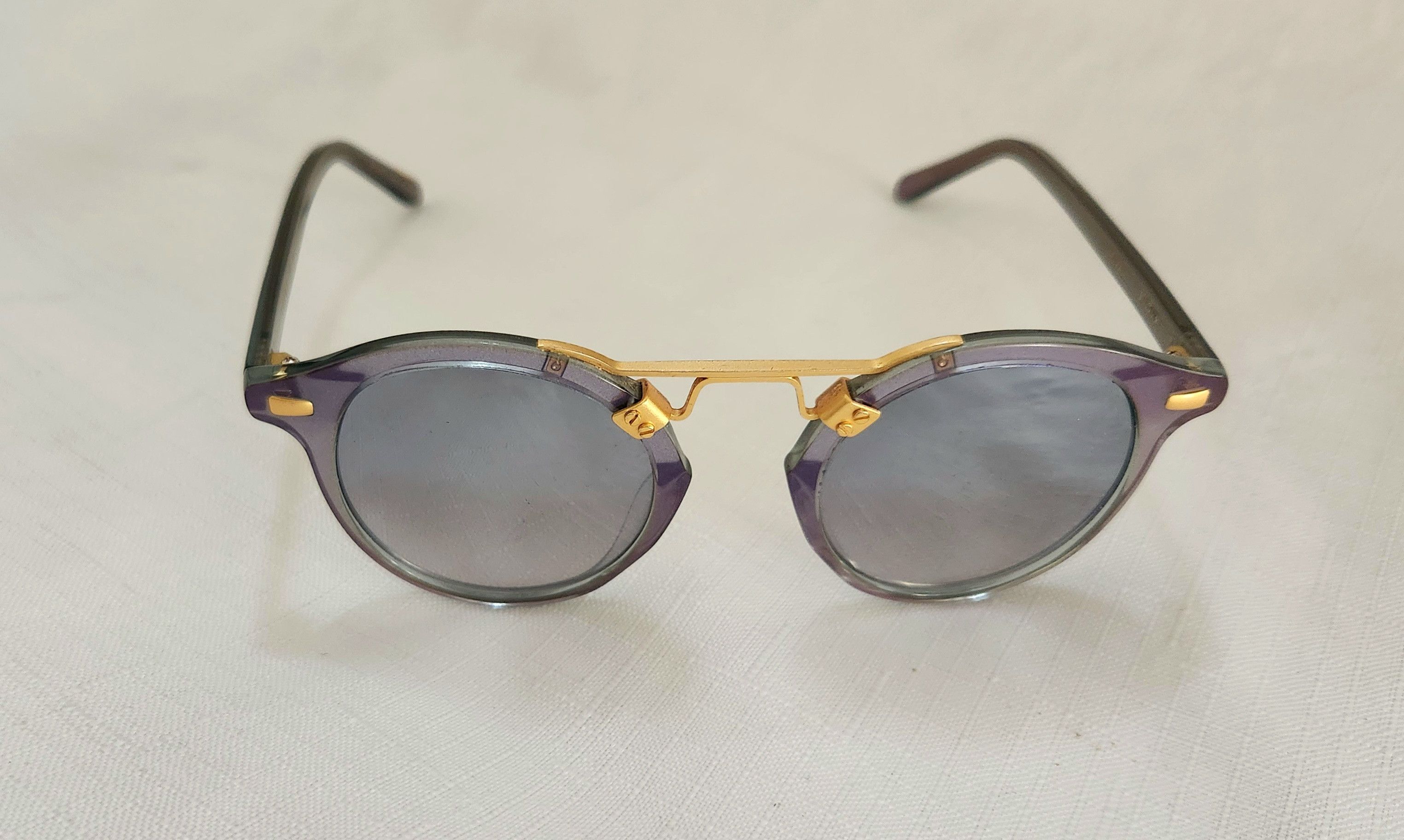 Krewe Krewe ST. LOUIS Matte Opaline to Crystal 24K Mirrored 46-23 Size ONE SIZE - 3 Thumbnail
