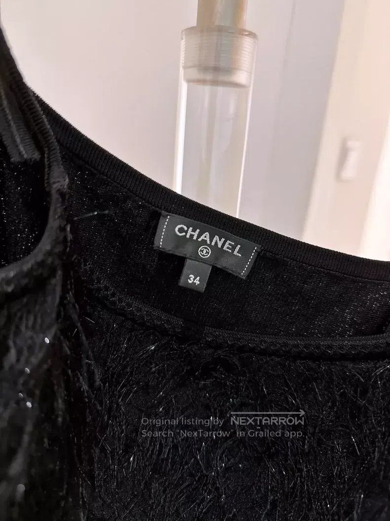 Chanel Chanel Black tasselle strap dress Size XXS / US 00 / IT 34 - 7 Thumbnail