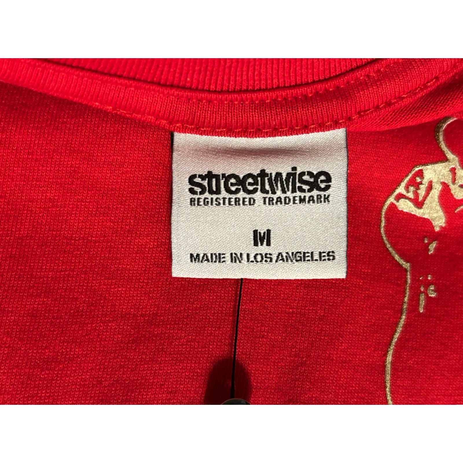 Vintage Streetwise Mexico Narco Shirt Men M Red Short Sleeve NWT USA Activewear Short Sleeve Crew Neck Logo Print Boys? Mens Size US M / EU 48-50 / 2 - 5 Thumbnail