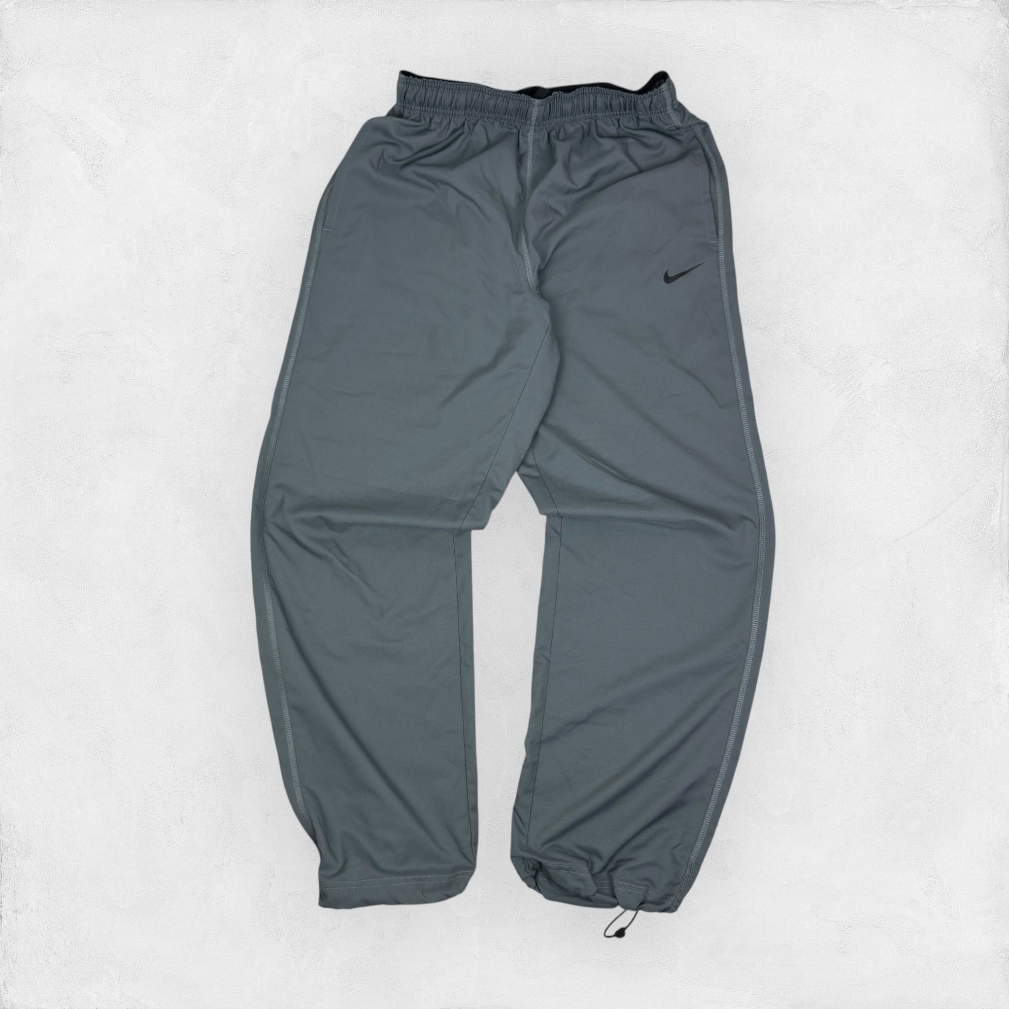 Nike Nike Dri-Fit Men's Gray Athletic Training Track Pants Medium Size US 30 / EU 46 - 3 Thumbnail