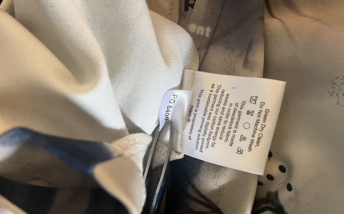 Miaou Miaou blue and white mini skirt with liquid graphic Size 32" / US 10 / IT 46 - 7 Thumbnail