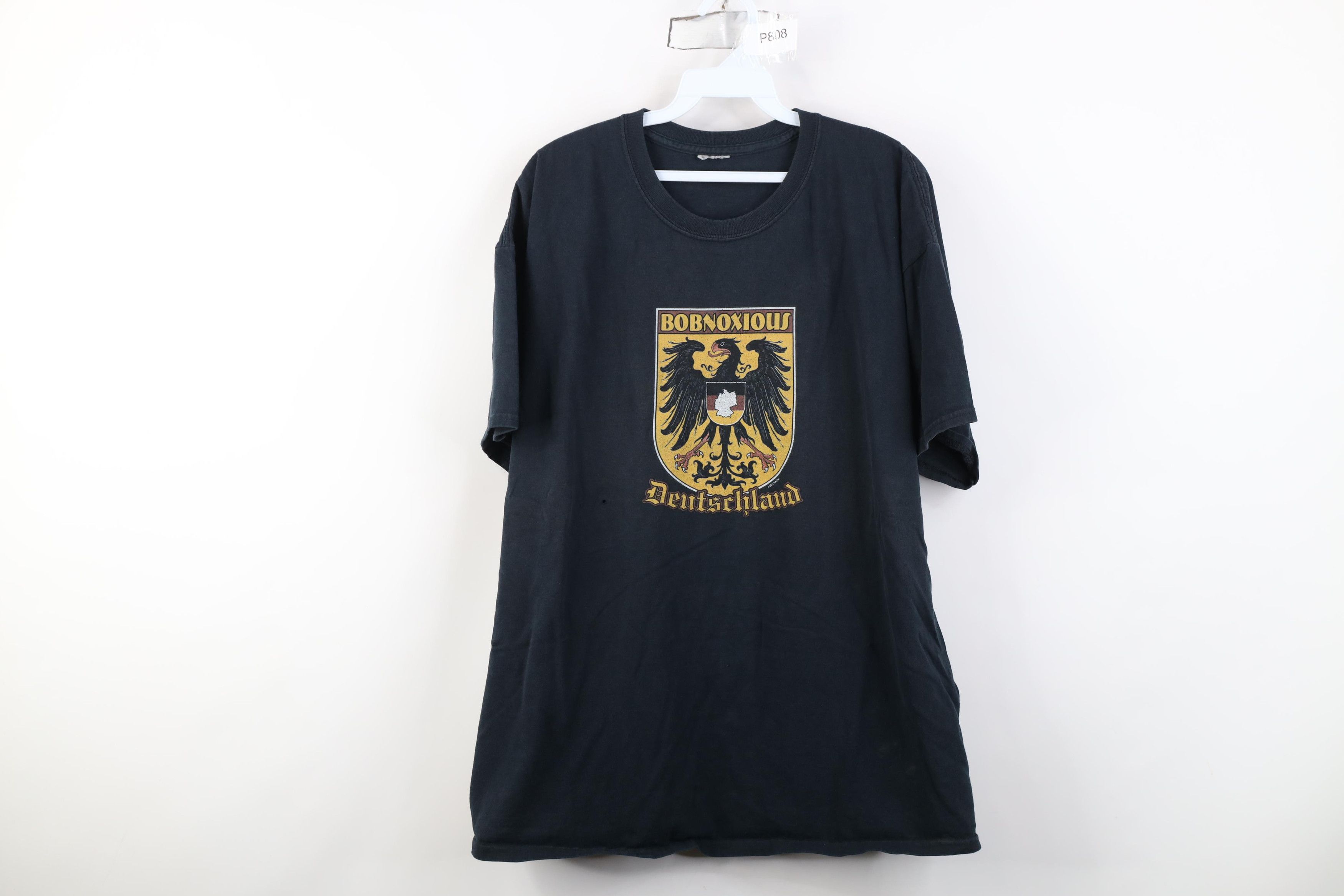 Vintage Vintage Y2K 2012 Bobnoxious Deutschland Band T-Shirt Black Size US XL / EU 56 / 4 - 1 Thumbnail