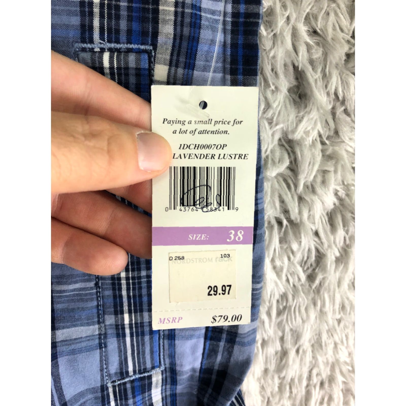 Original Penguin Original Penguin by Munsingwear Lavender Lustre Womens Shorts Bermuda 38 Purple Plaid 5-Pocket Casual Womens Modern American 90s? Size 26" / US 2 / IT 38 - 4 Thumbnail