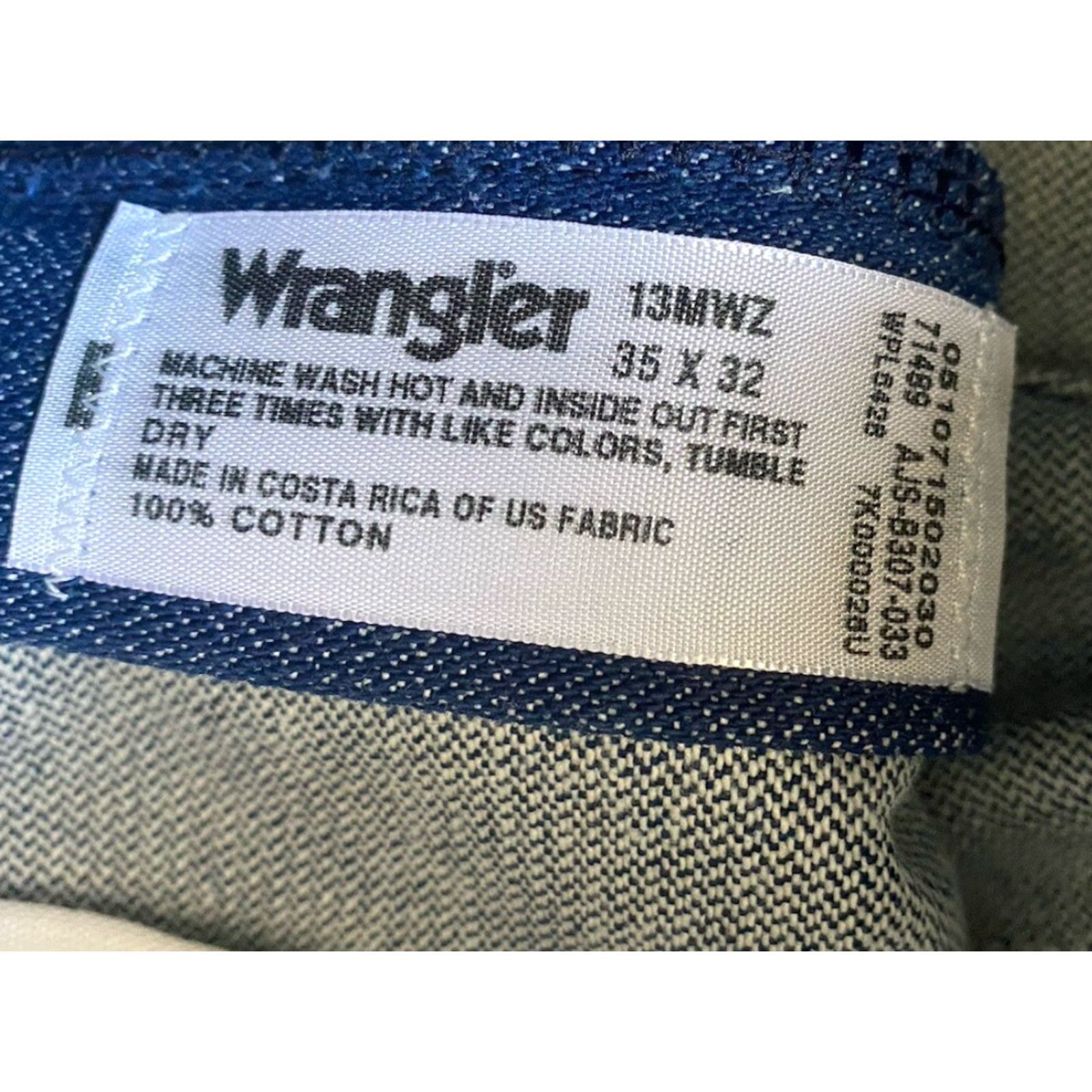 Wrangler Wrangler Cowboy Cut Jeans Men’s 35x32 Blue Original Fit Size US 35 - 6 Thumbnail