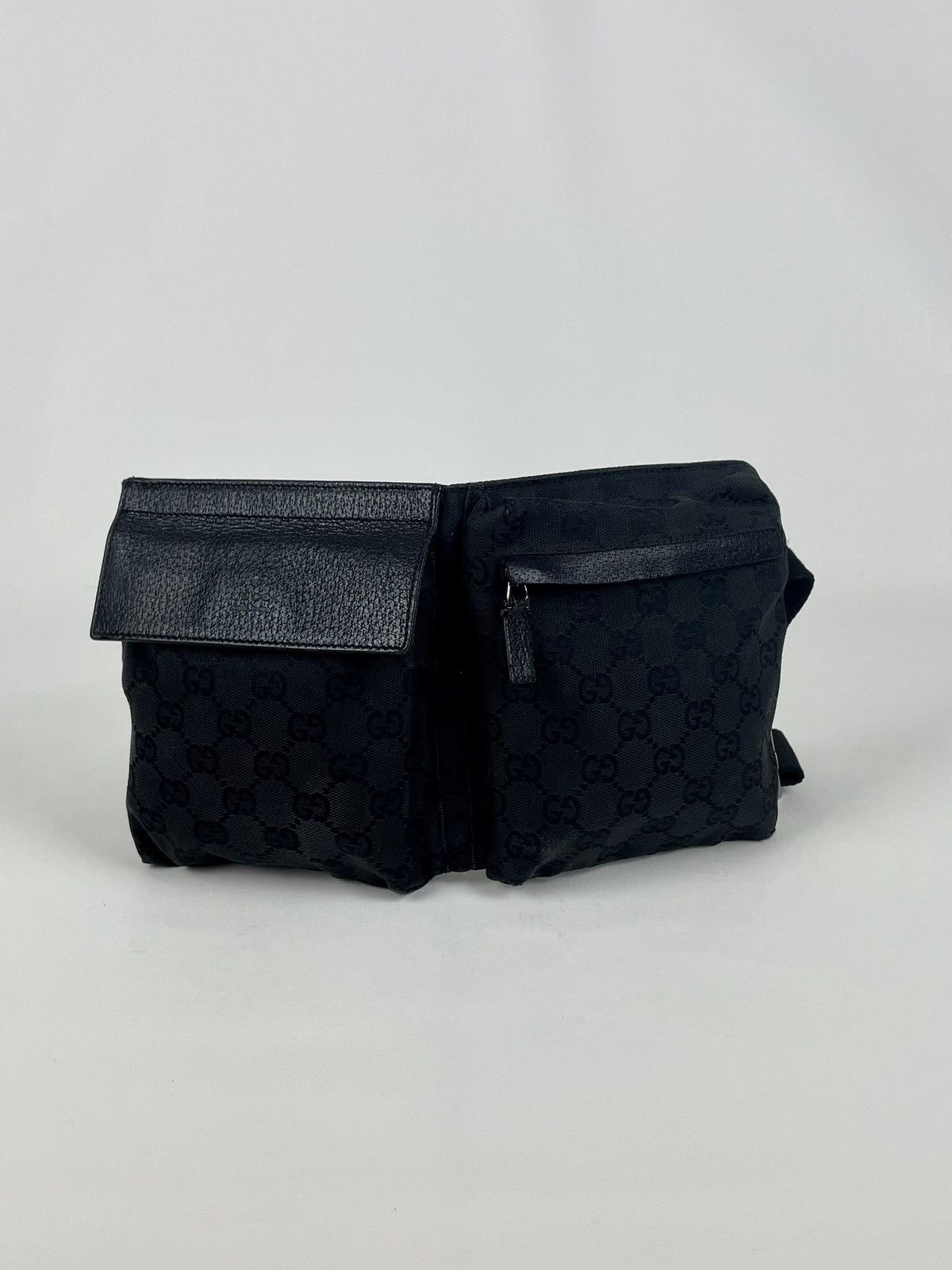 Gucci Gucci beltbag in Black canvas Size ONE SIZE - 1 Thumbnail