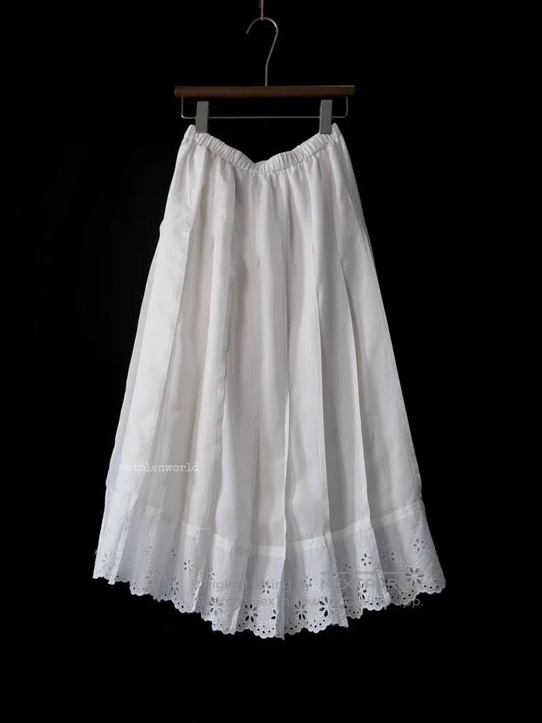 Comme des Garcons Comme Des Garcons size F Lace Pleated Skirt Size 22" - 1 Thumbnail